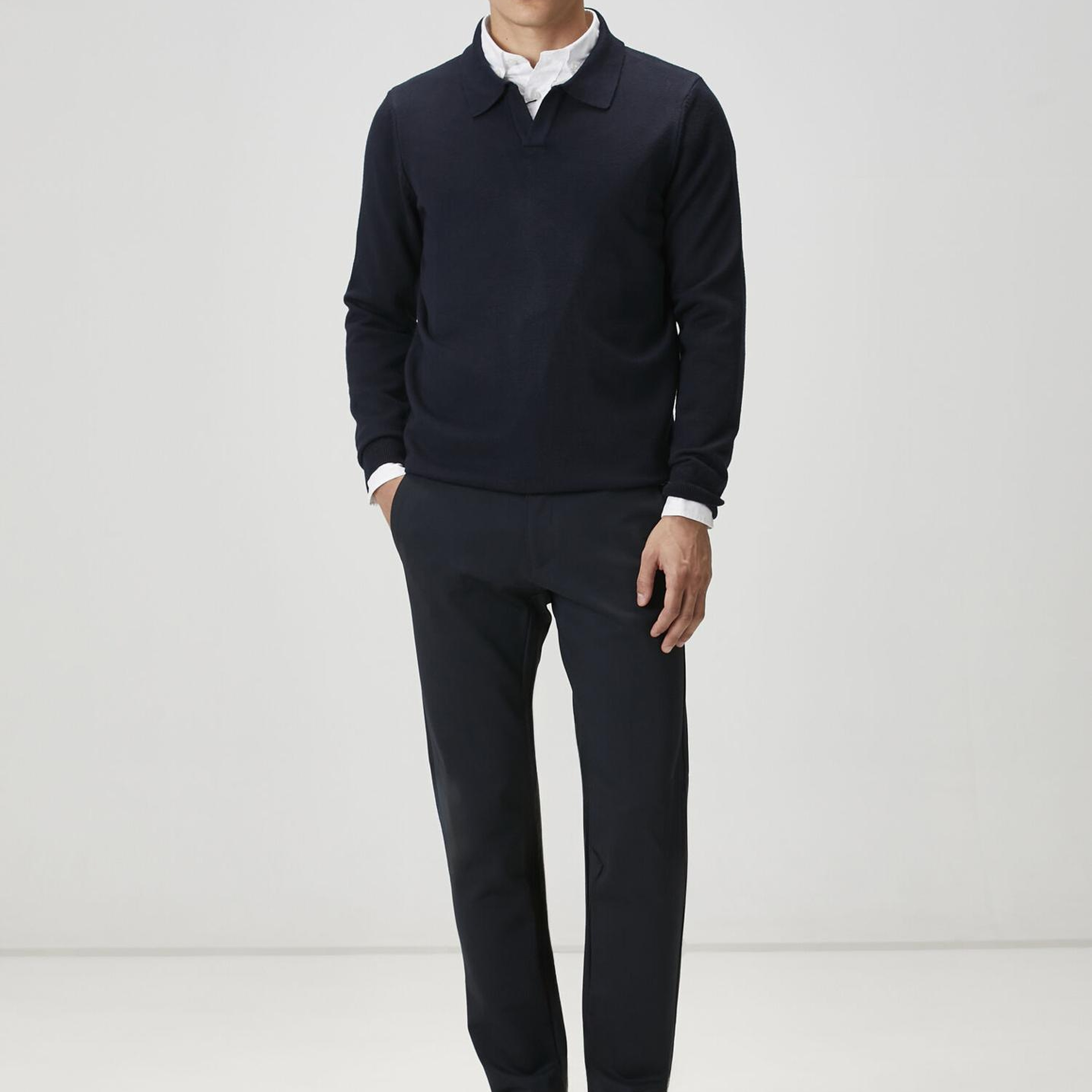 Beymen Club Erkek Lacivert Polo Yaka Triko