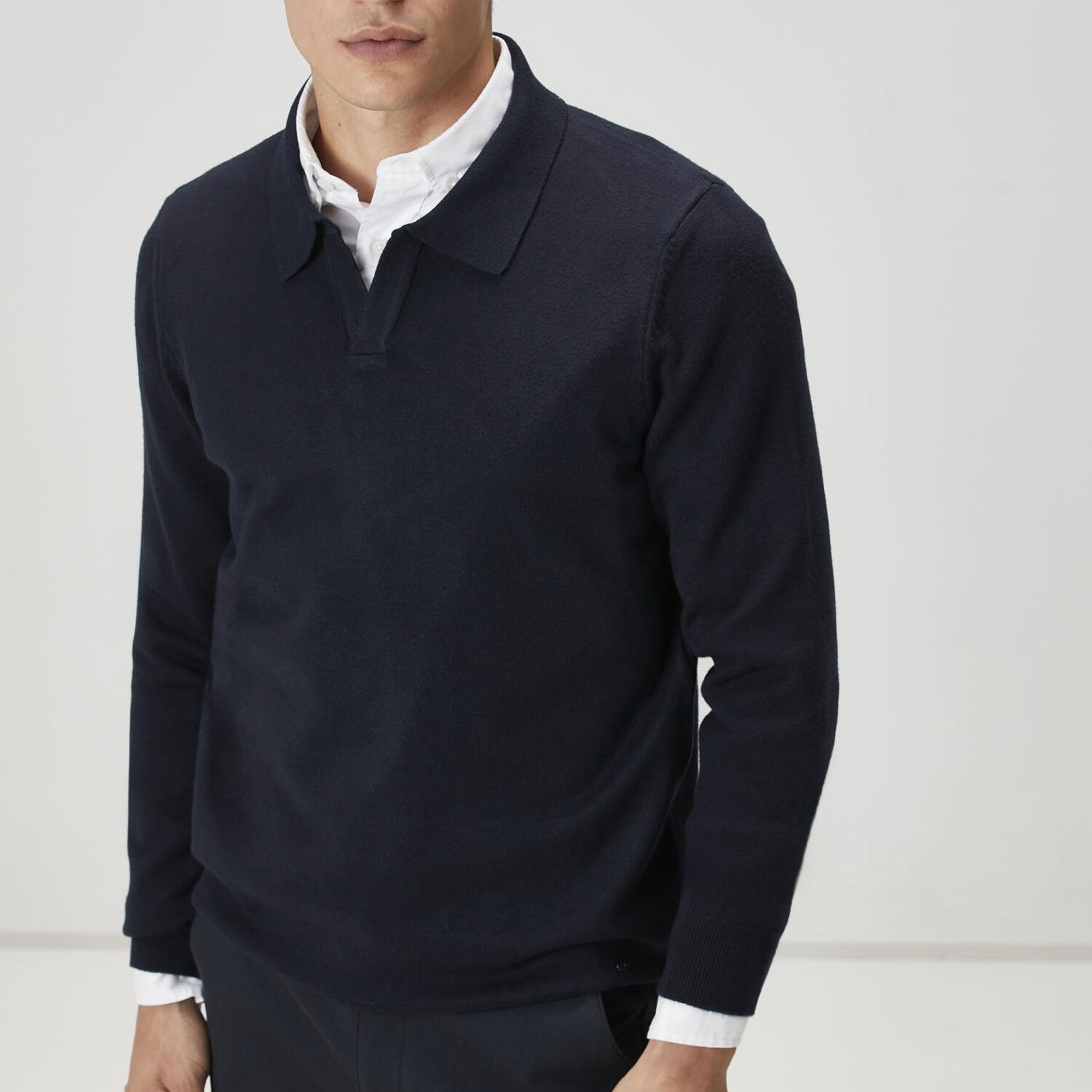 Beymen Club Erkek Lacivert Polo Yaka Triko