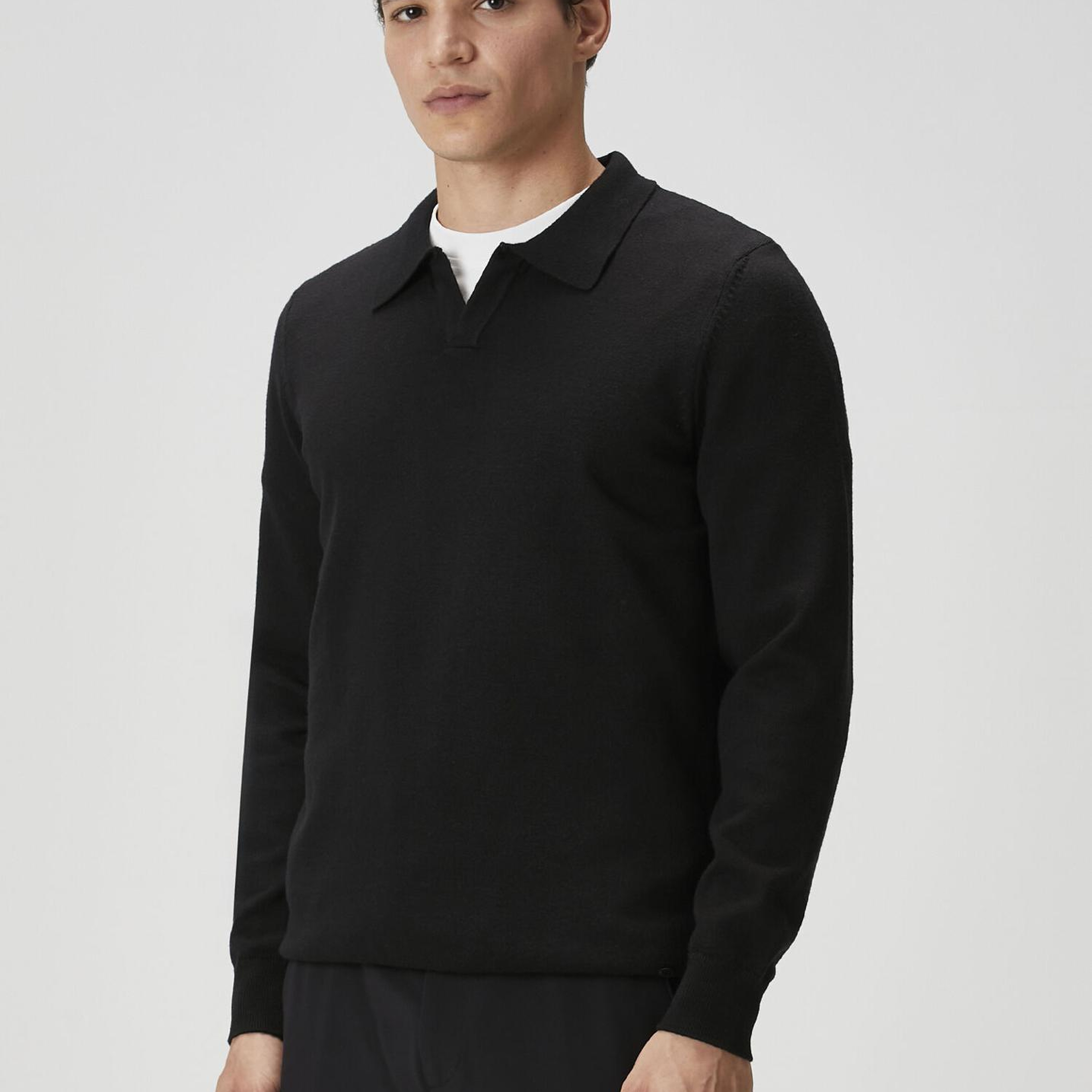 Beymen Club Erkek Siyah Polo Yaka Triko