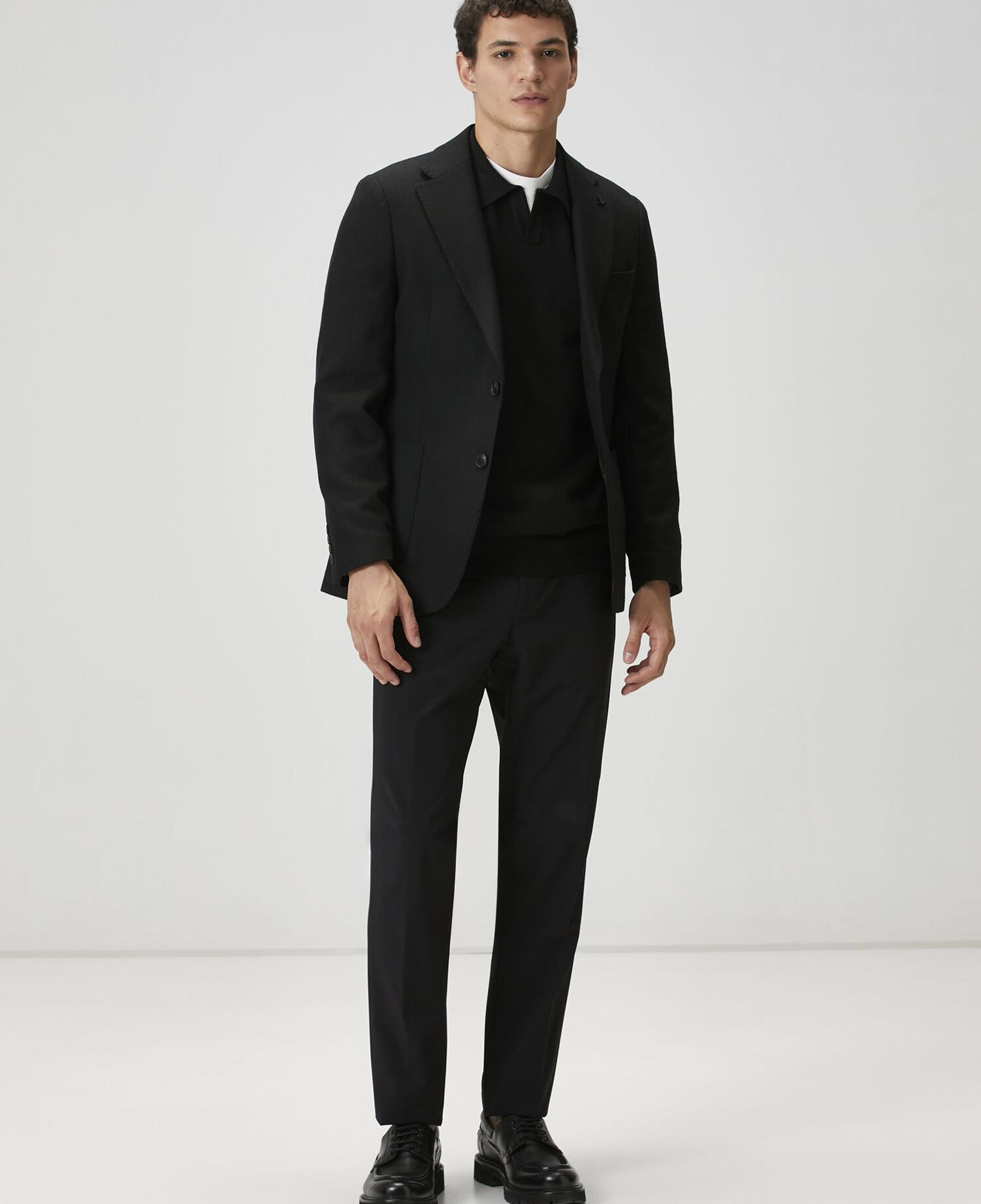 Beymen Club Erkek Siyah Polo Yaka Triko