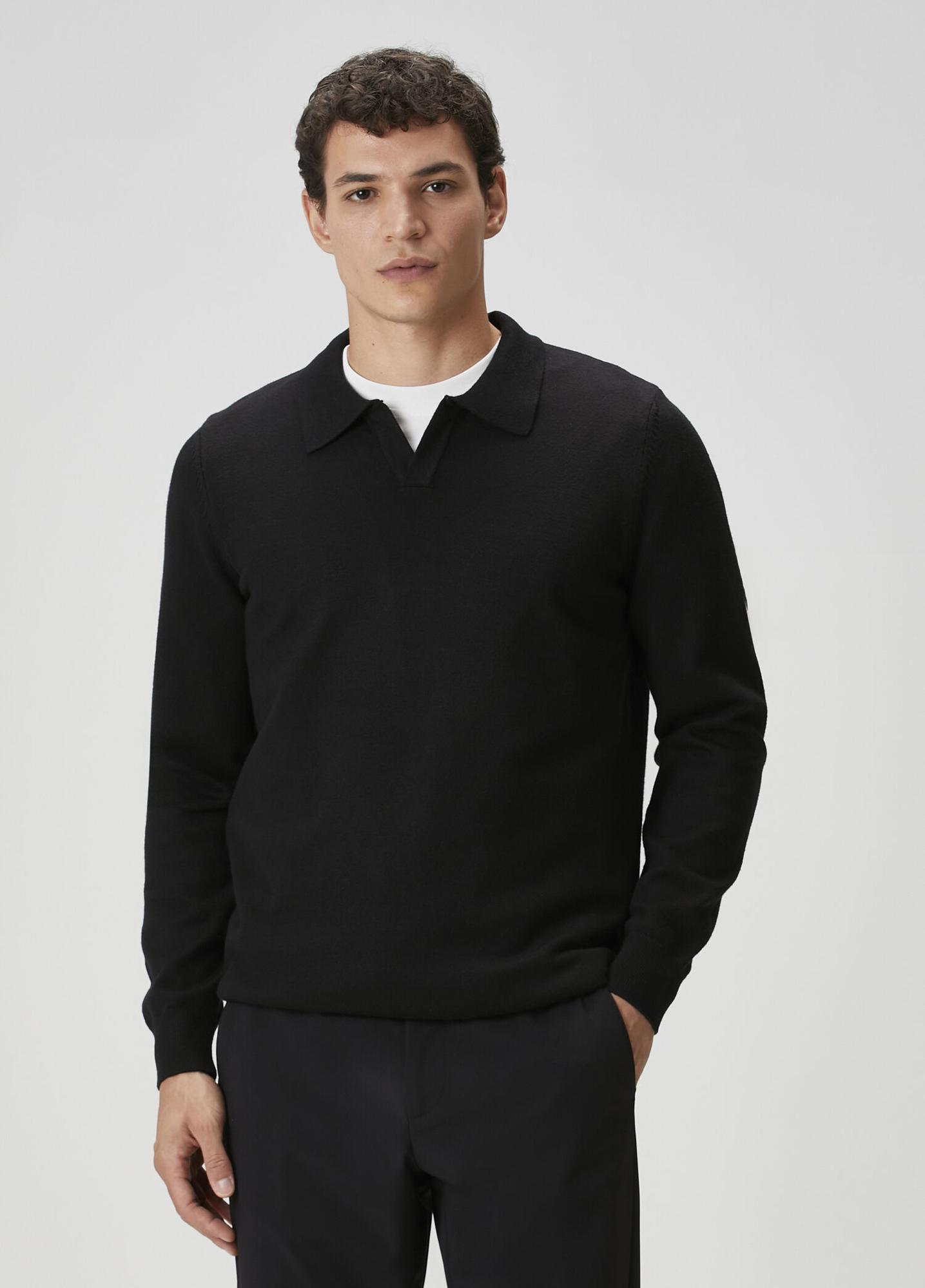 Beymen Club Erkek Siyah Polo Yaka Triko