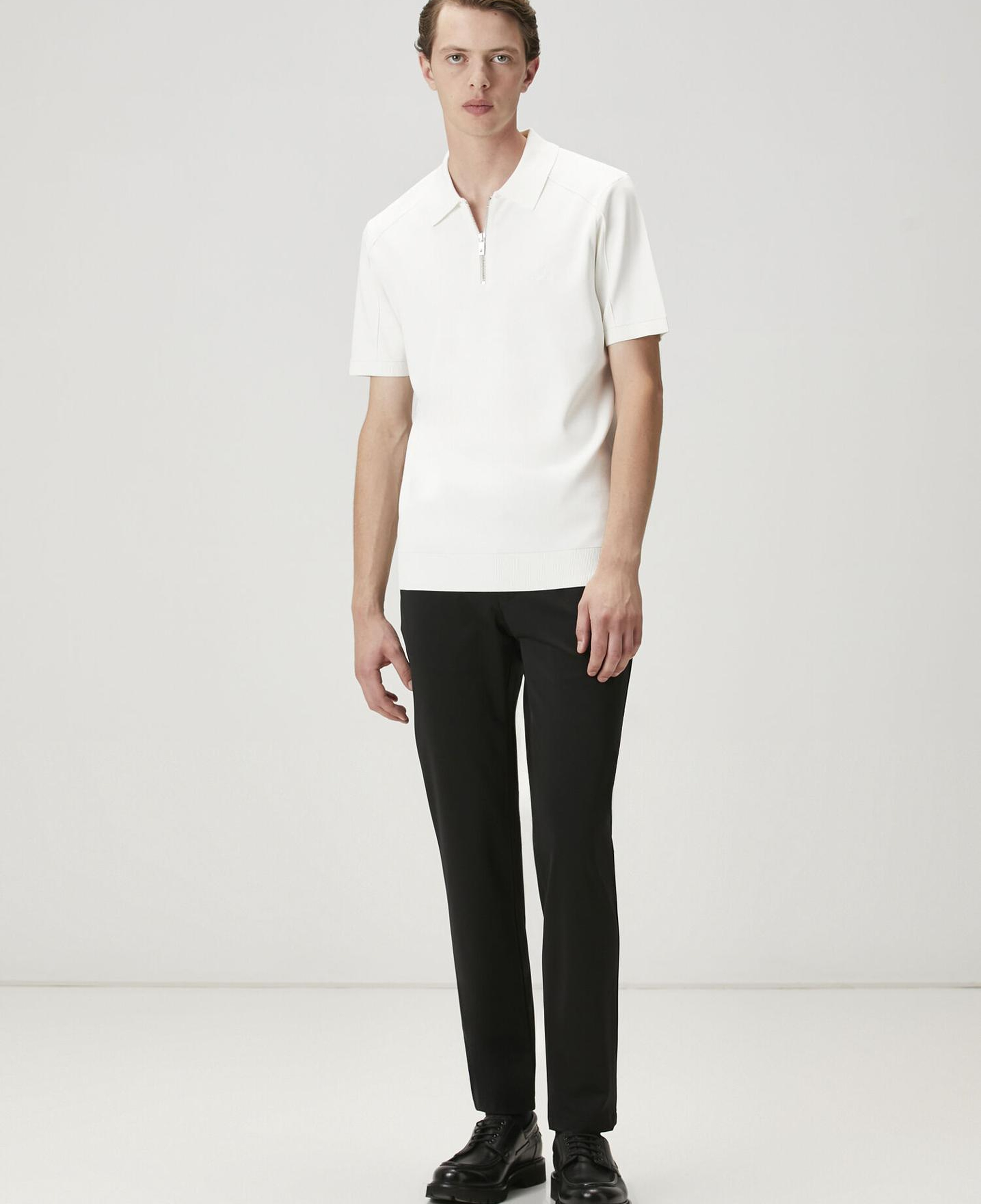 Beymen Club Erkek Kırık Beyaz Kısa Kollu Triko