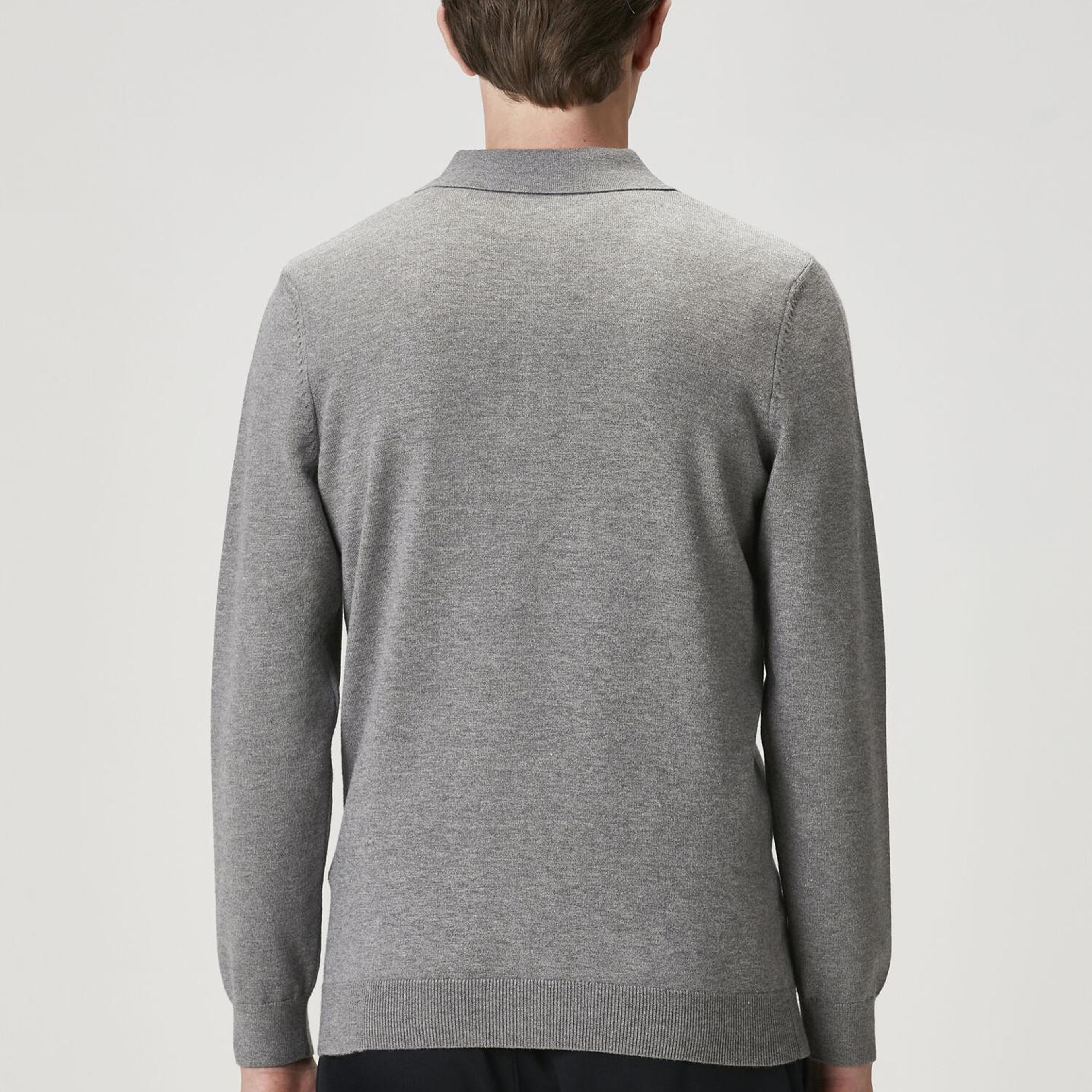 Beymen Club Erkek Gri Melanj Polo Triko