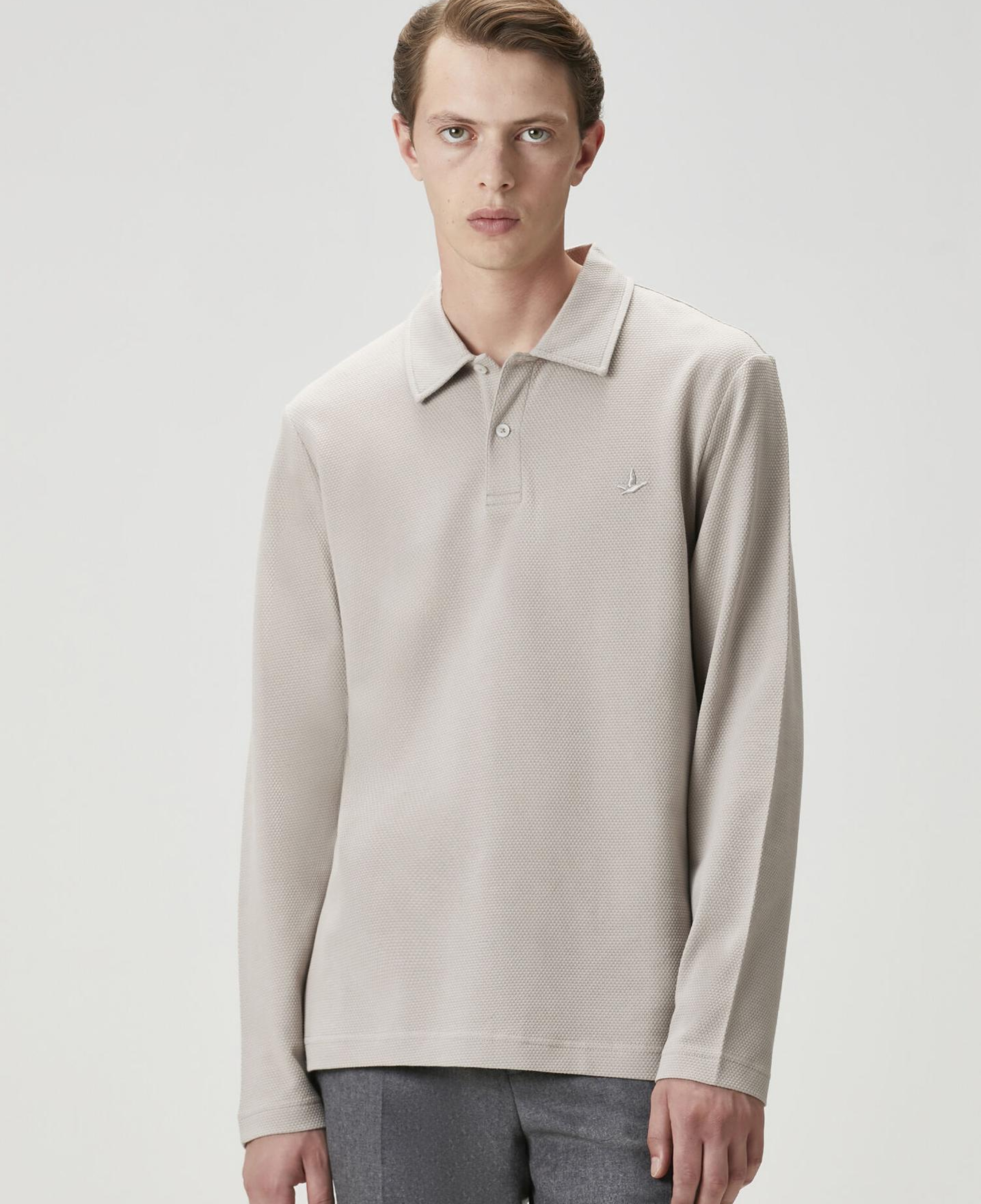 Beymen Club Erkek Comfort Fit Bej Polo Sweatshirt