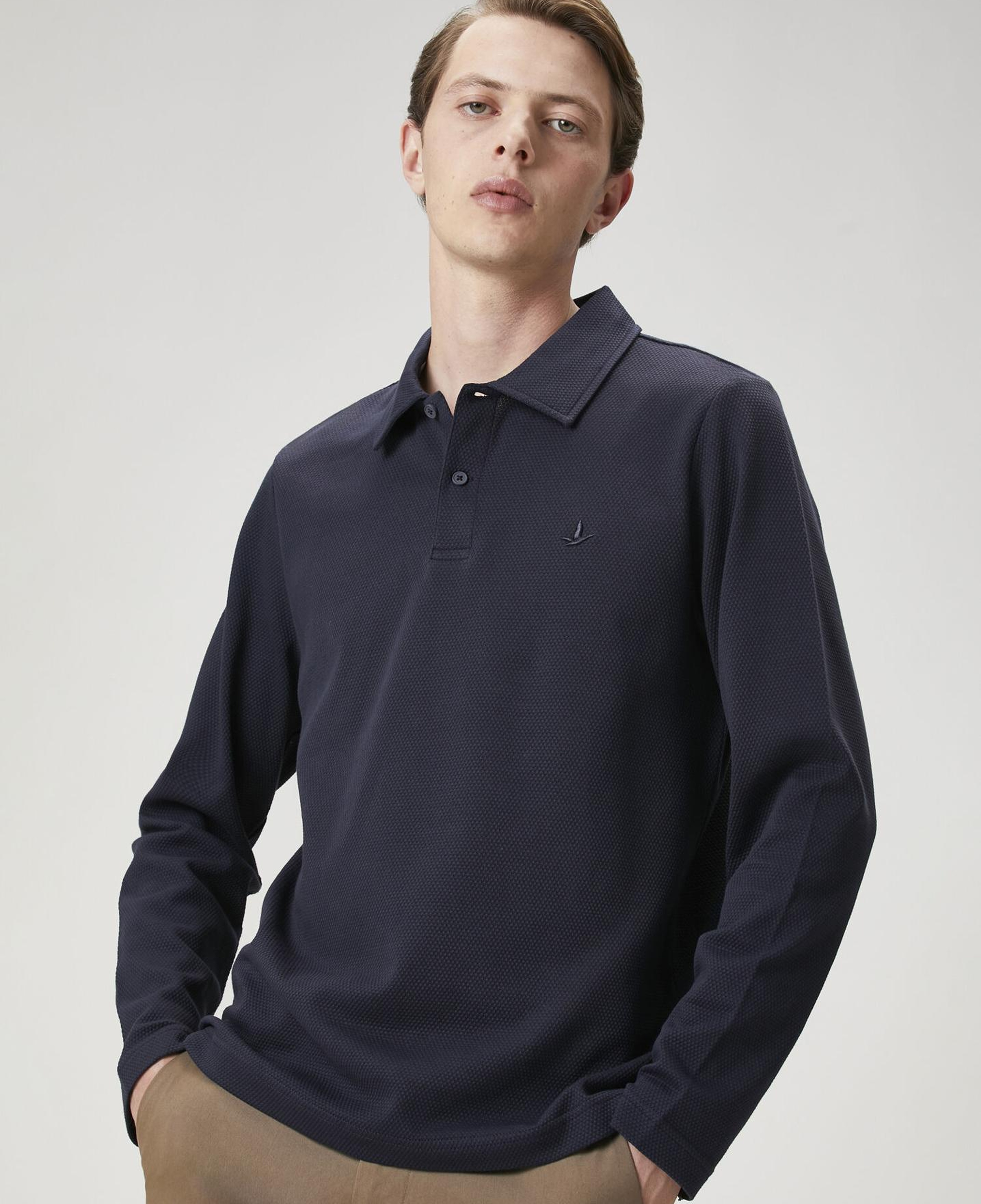 Beymen Club Erkek Comfort Fit Lacivert Polo Sweatshirt