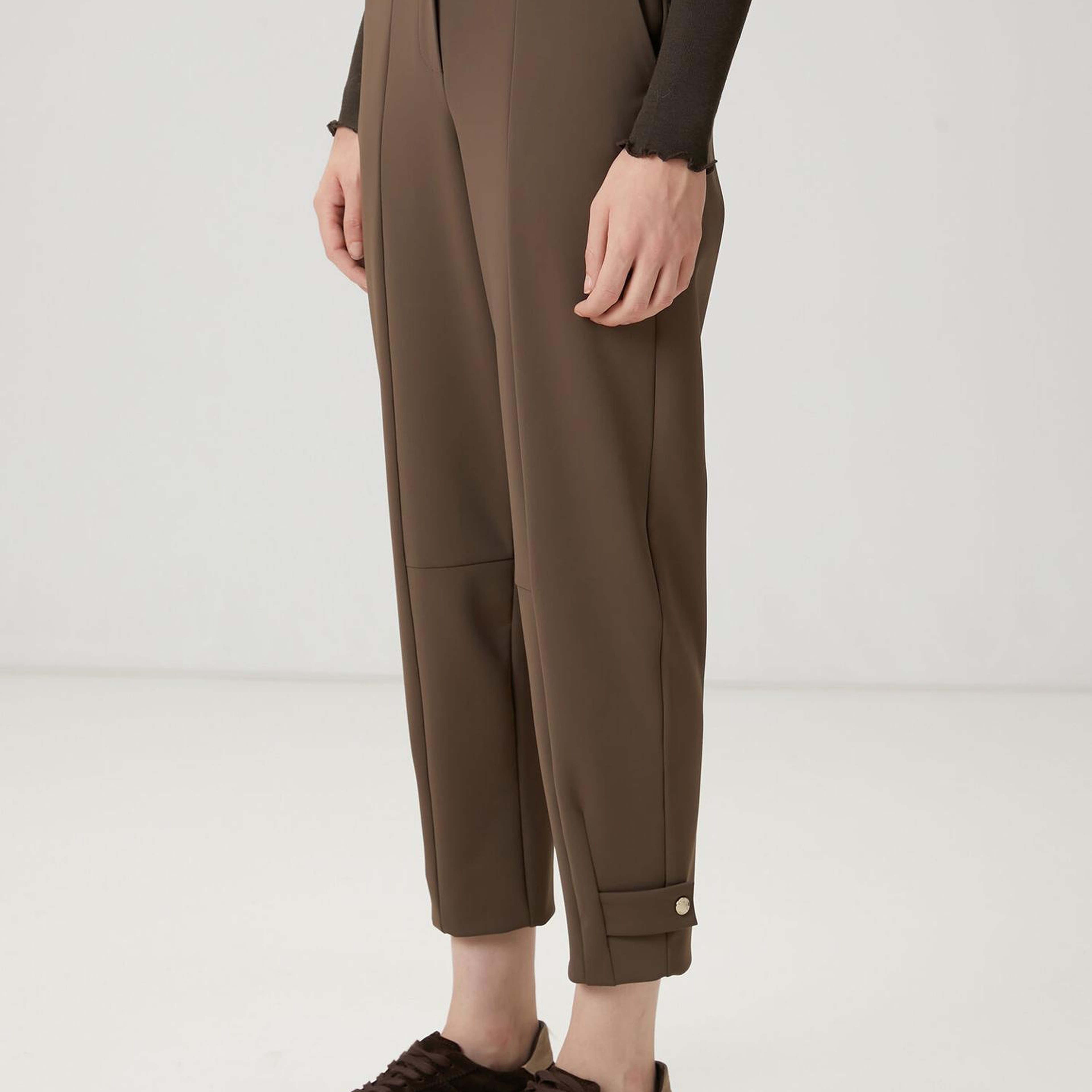 Beymen Club Kadın Koyu Vizon Scuba Jogger Pantolon