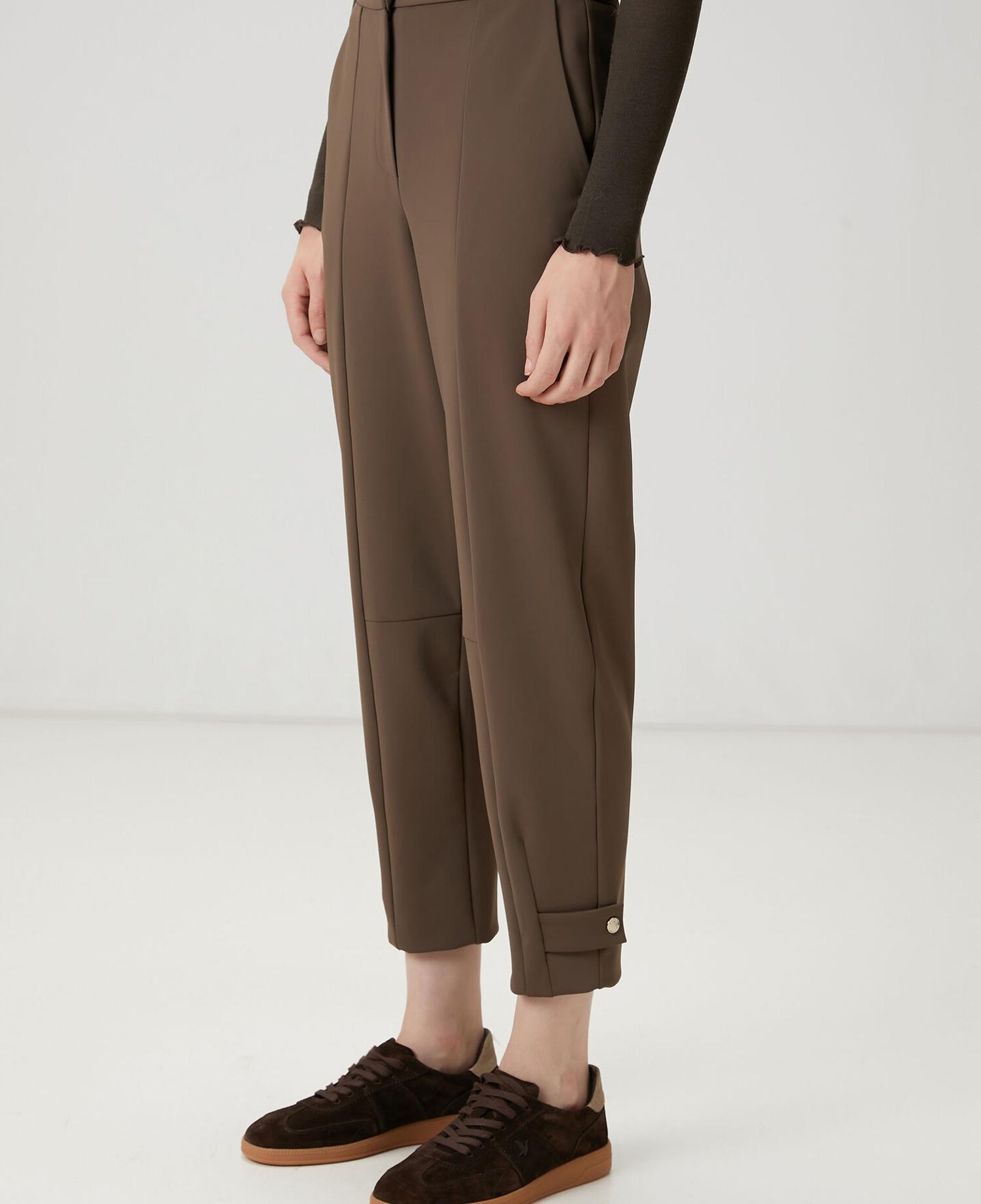 Beymen Club Kadın Koyu Vizon Scuba Jogger Pantolon