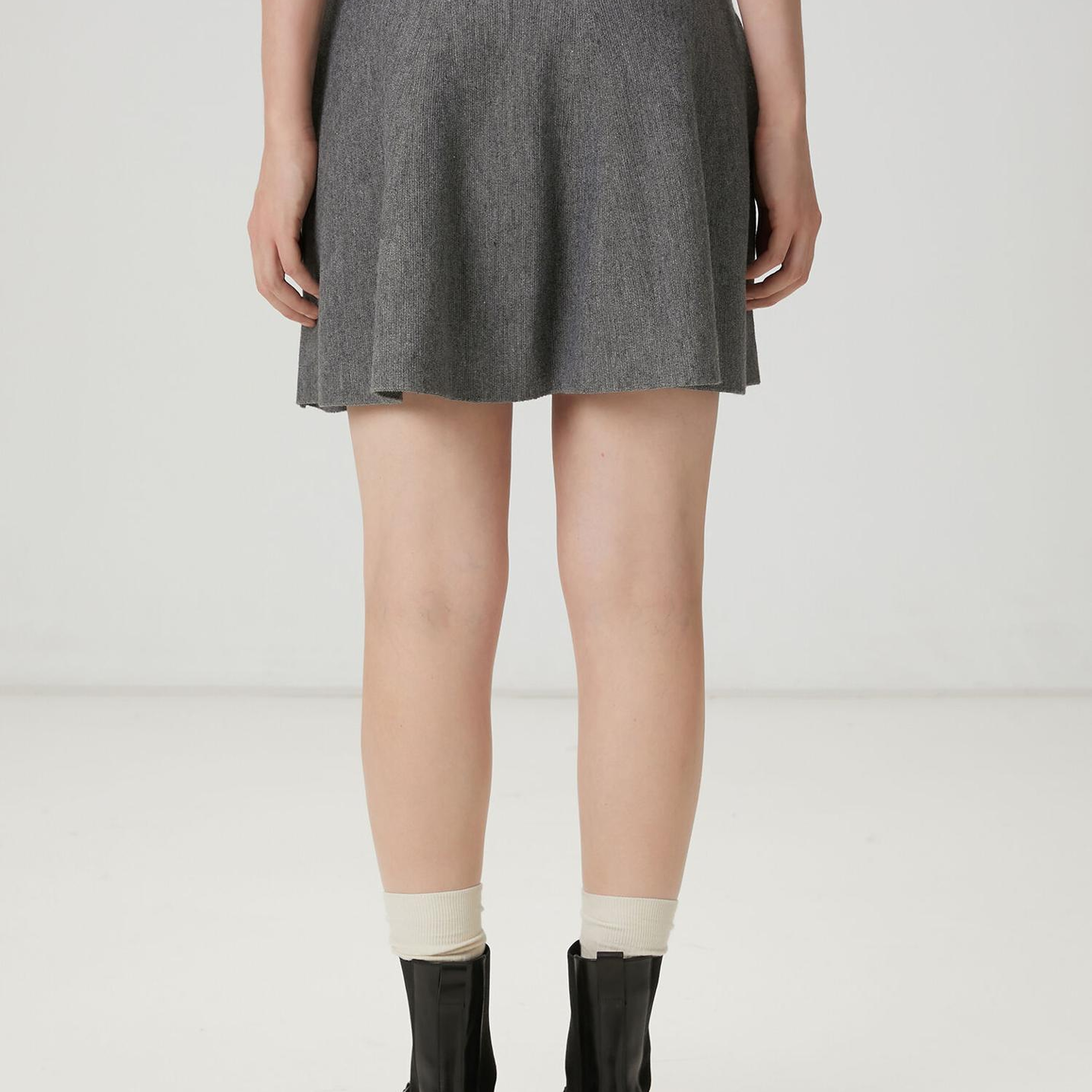 Beymen Club Kadın Gri Mini Triko Etek
