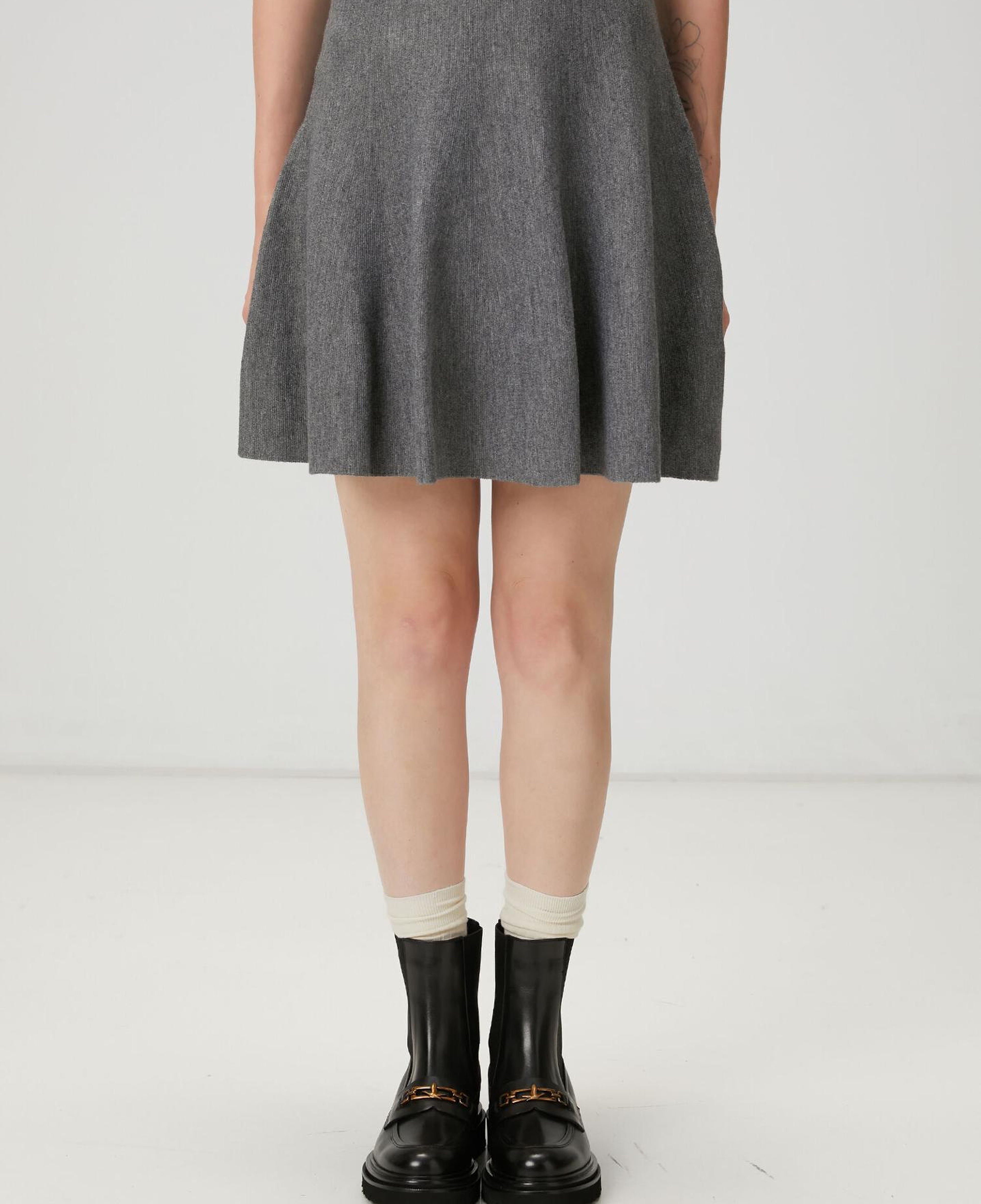 Beymen Club Kadın Gri Mini Triko Etek