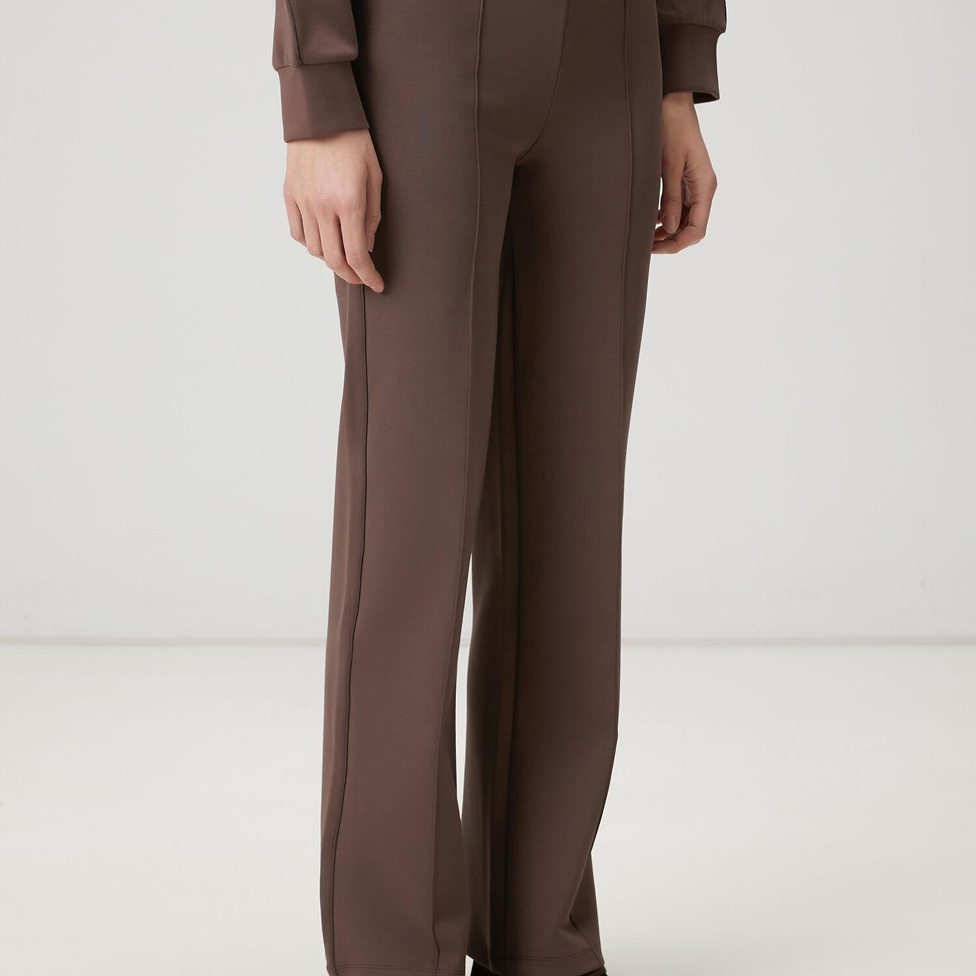 Beymen Club Kadın Gül Kurusu Nervürlü Jersey Pantolon