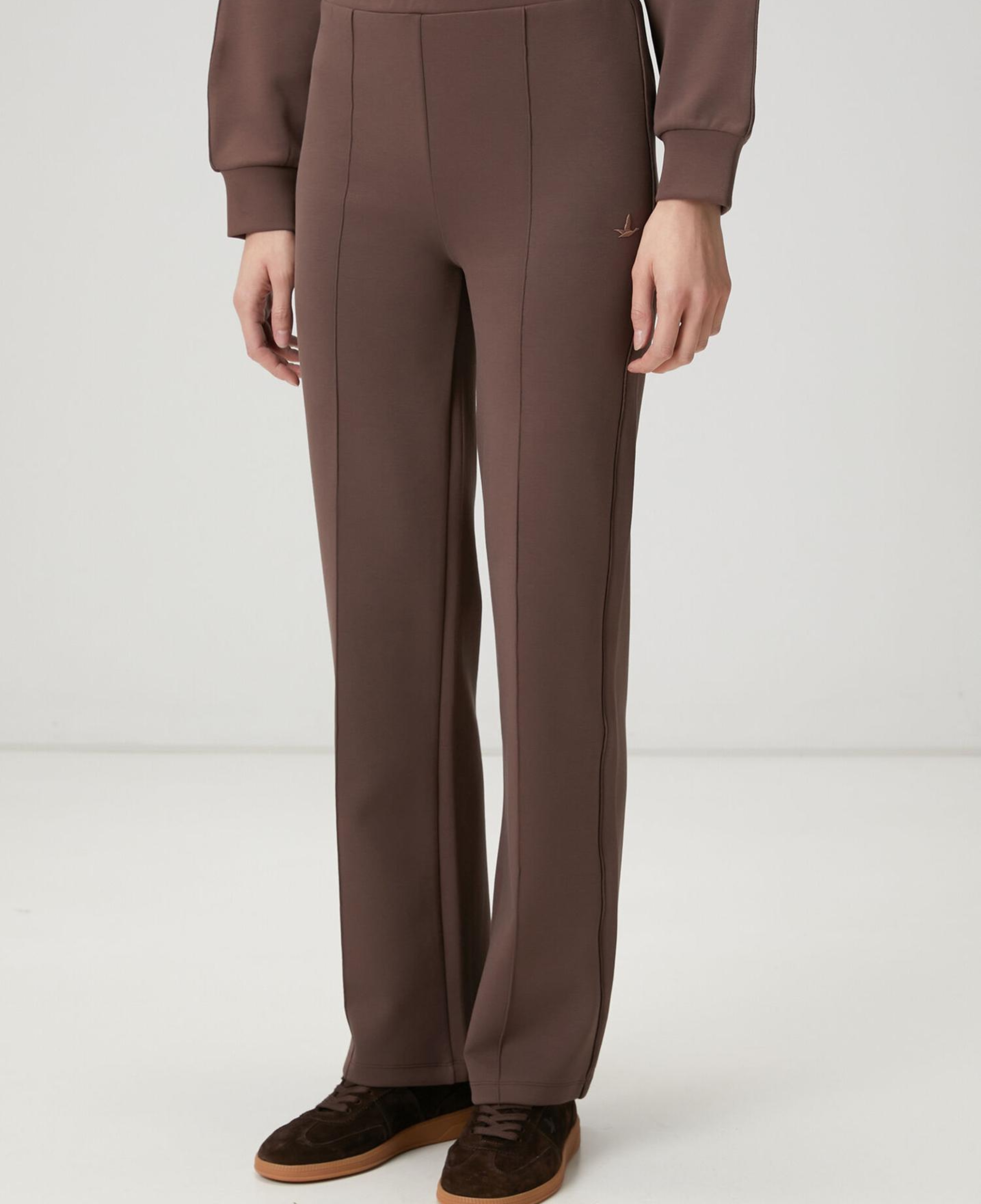 Beymen Club Kadın Gül Kurusu Nervürlü Jersey Pantolon