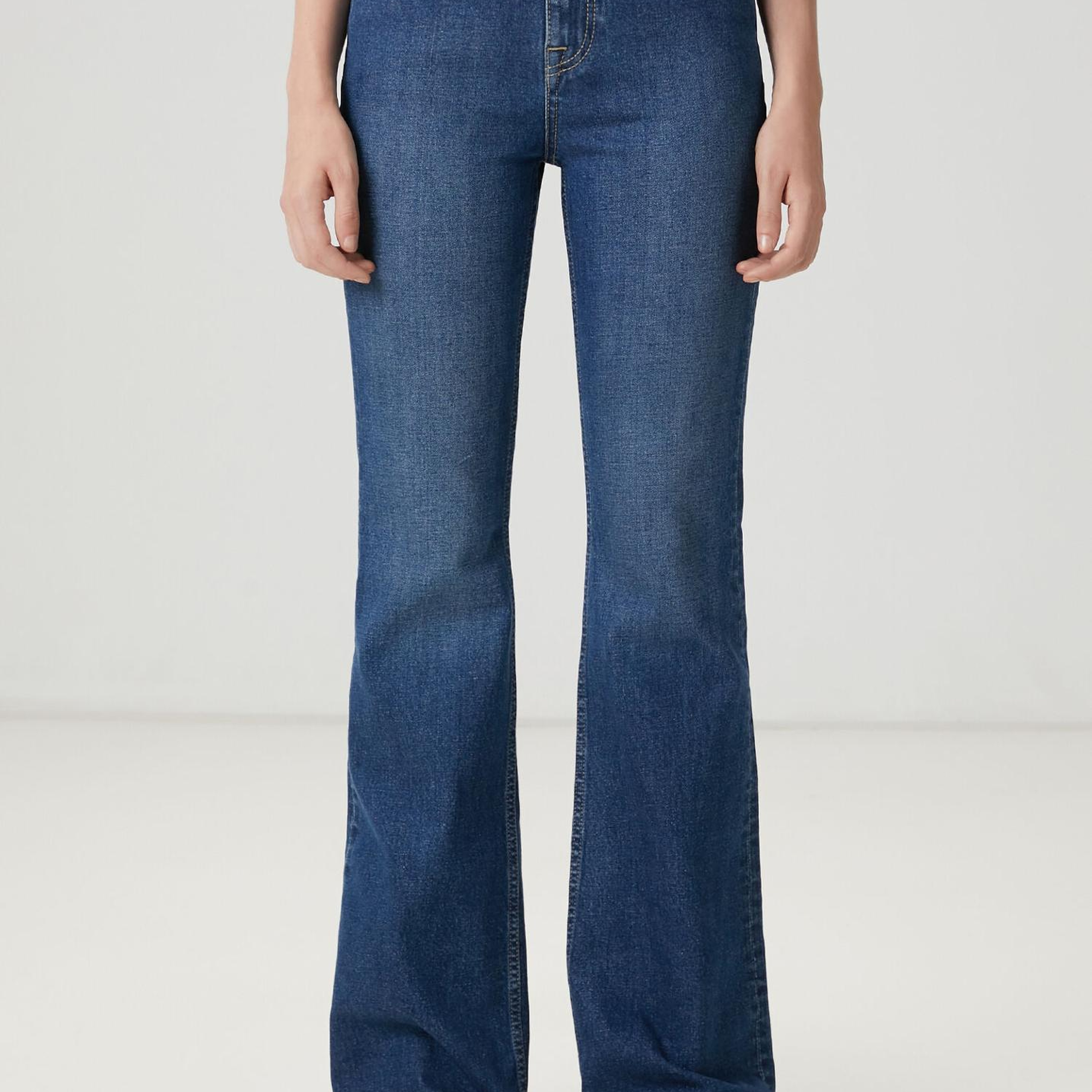 Beymen Club Kadın Mavi Taşlı Slouchy Jean Pantolon