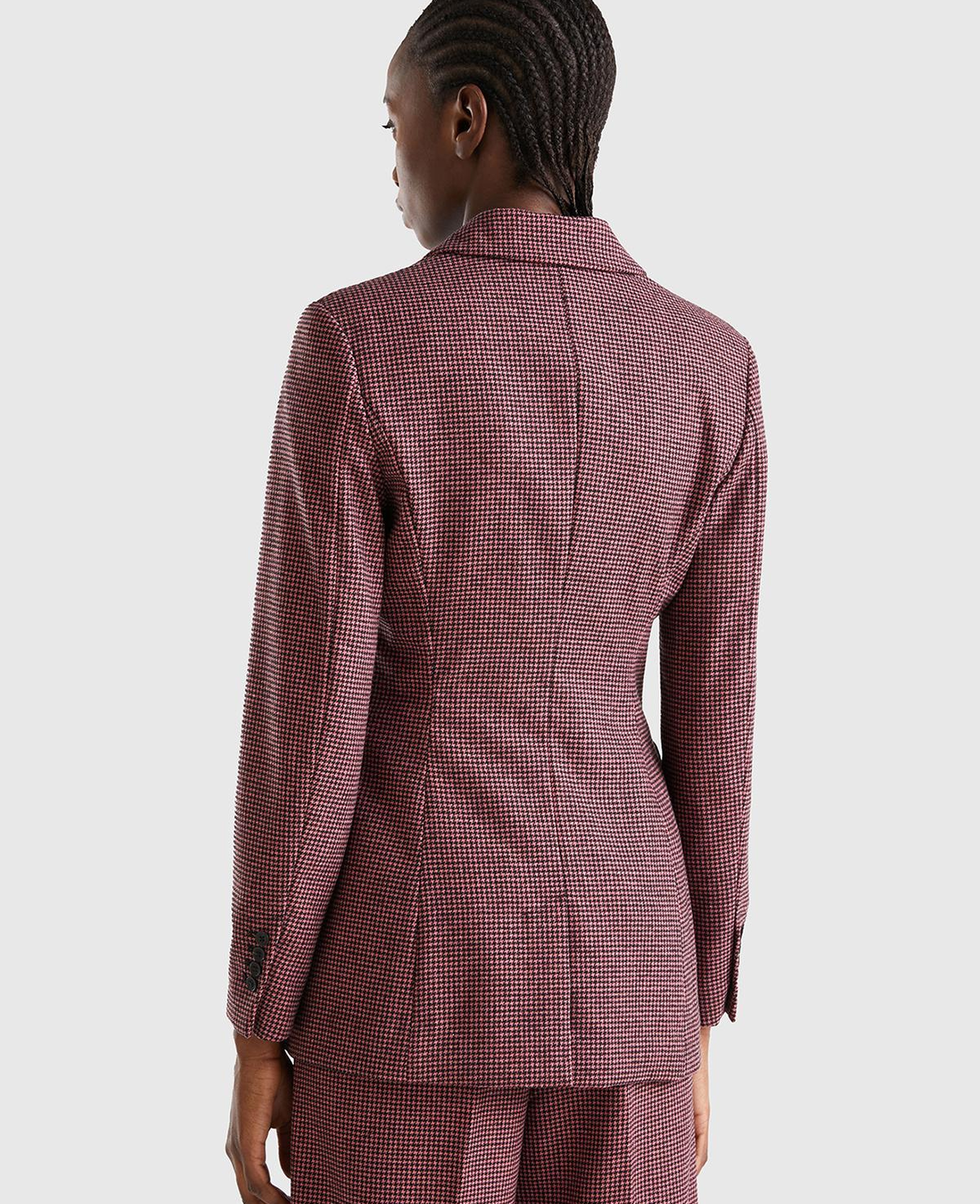 Kadın Pembe 2 Düğmeli Ceket