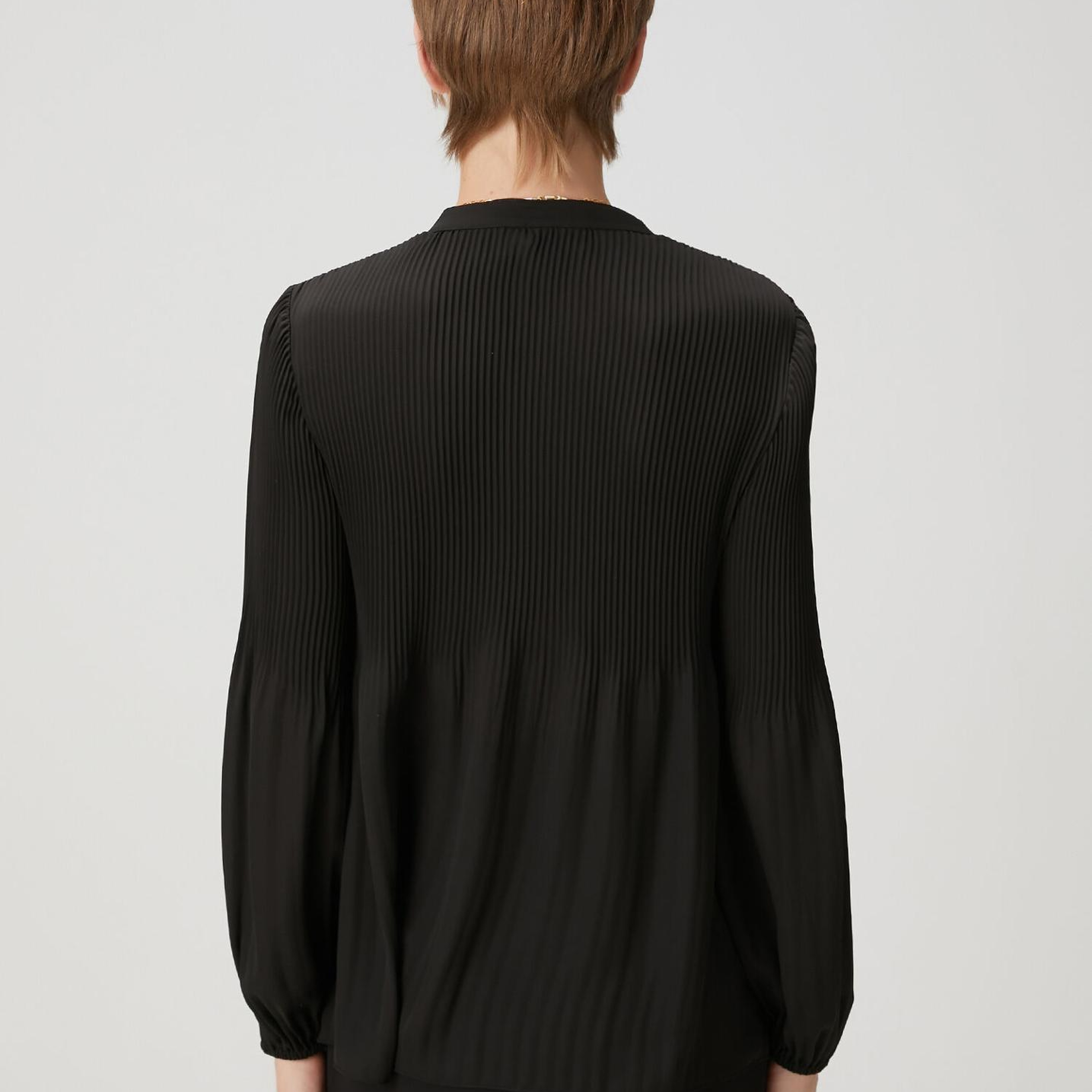 Beymen Club Kadın Siyah Pliseli Şifon Bluz