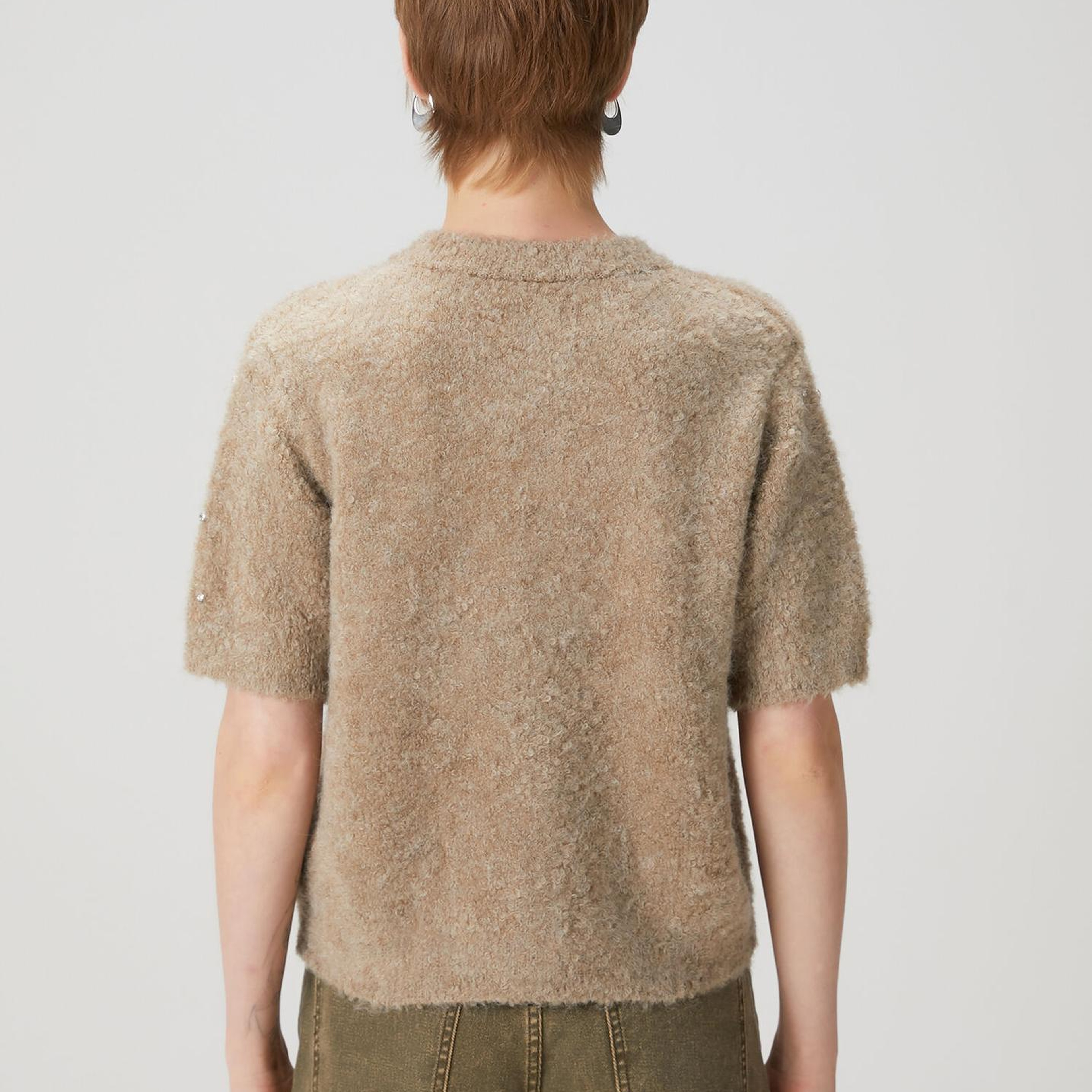 Beymen Club Kadın Vizon Serpme Taşlı Hırka