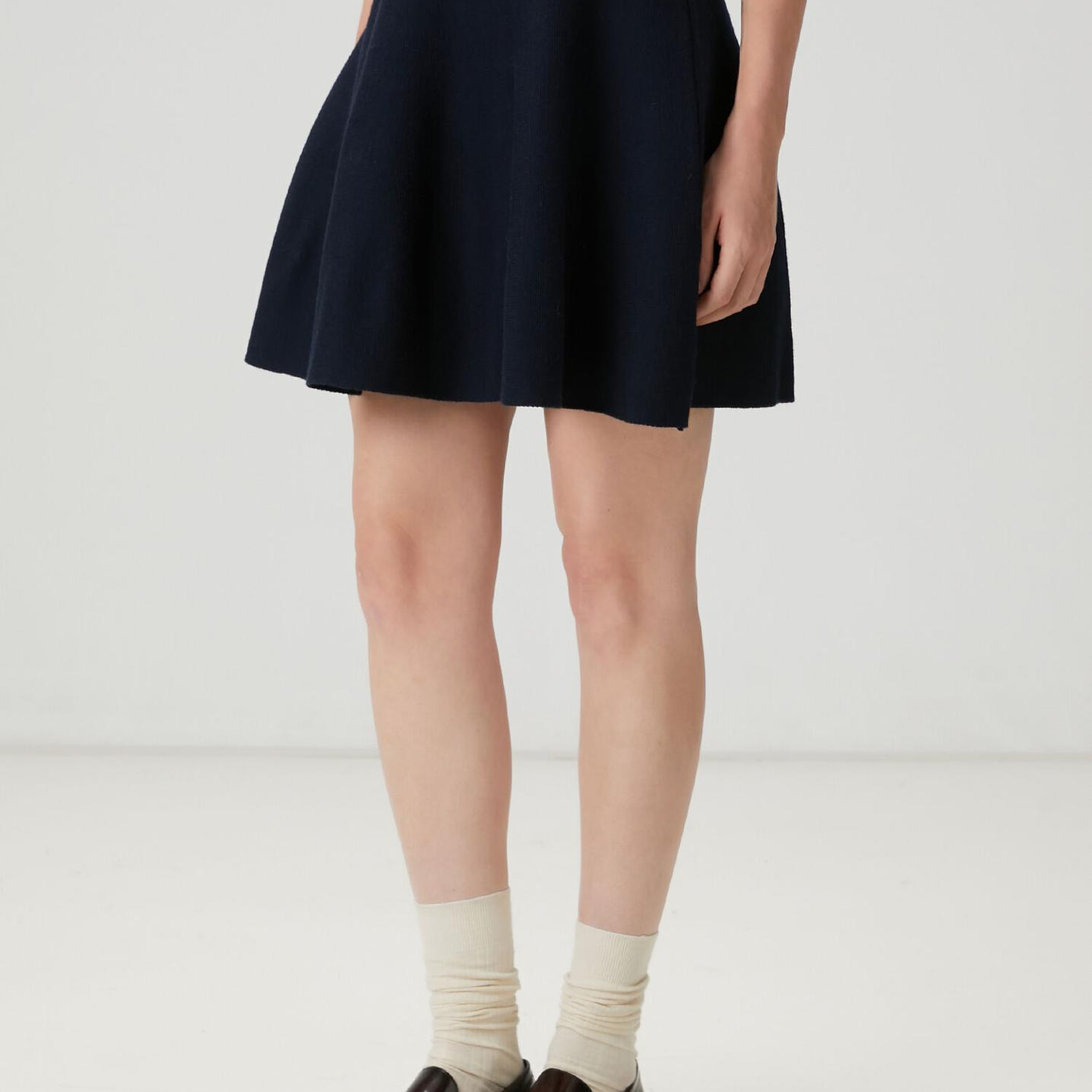 Beymen Club Kadın Lacivert Mini Triko Etek
