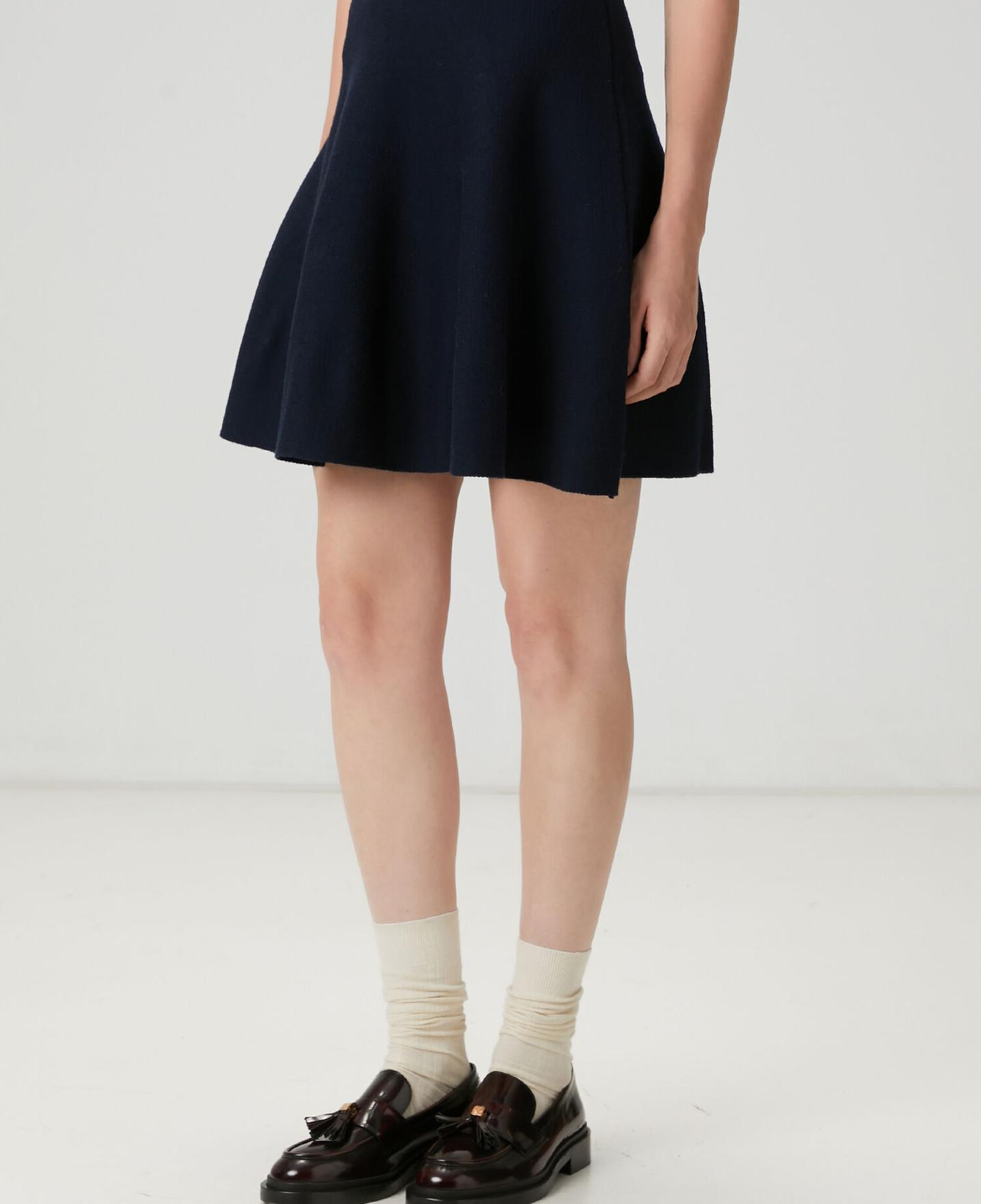 Beymen Club Kadın Lacivert Mini Triko Etek