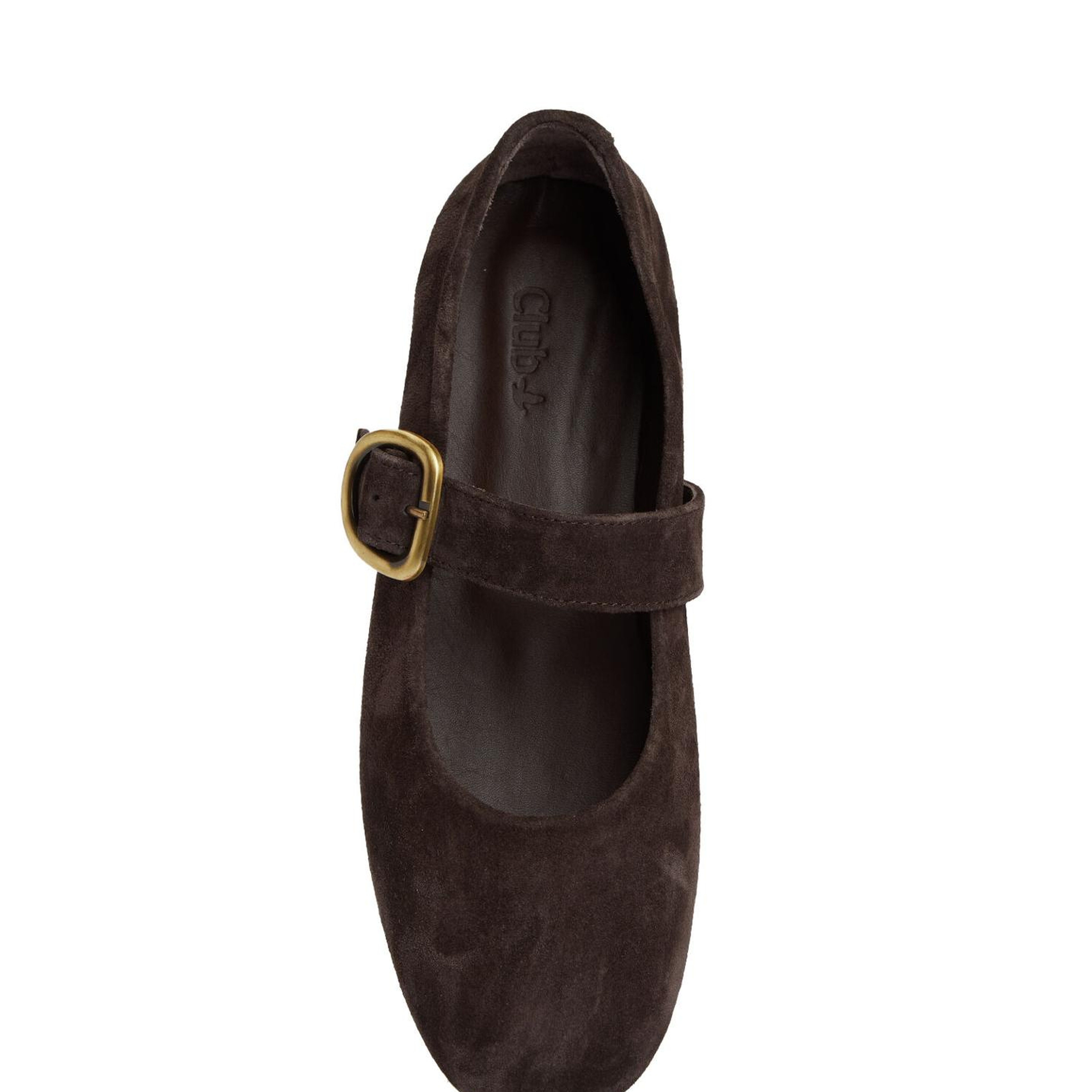 Beymen Club Kadın Kahverengi Antik Tokalı Süet Babet