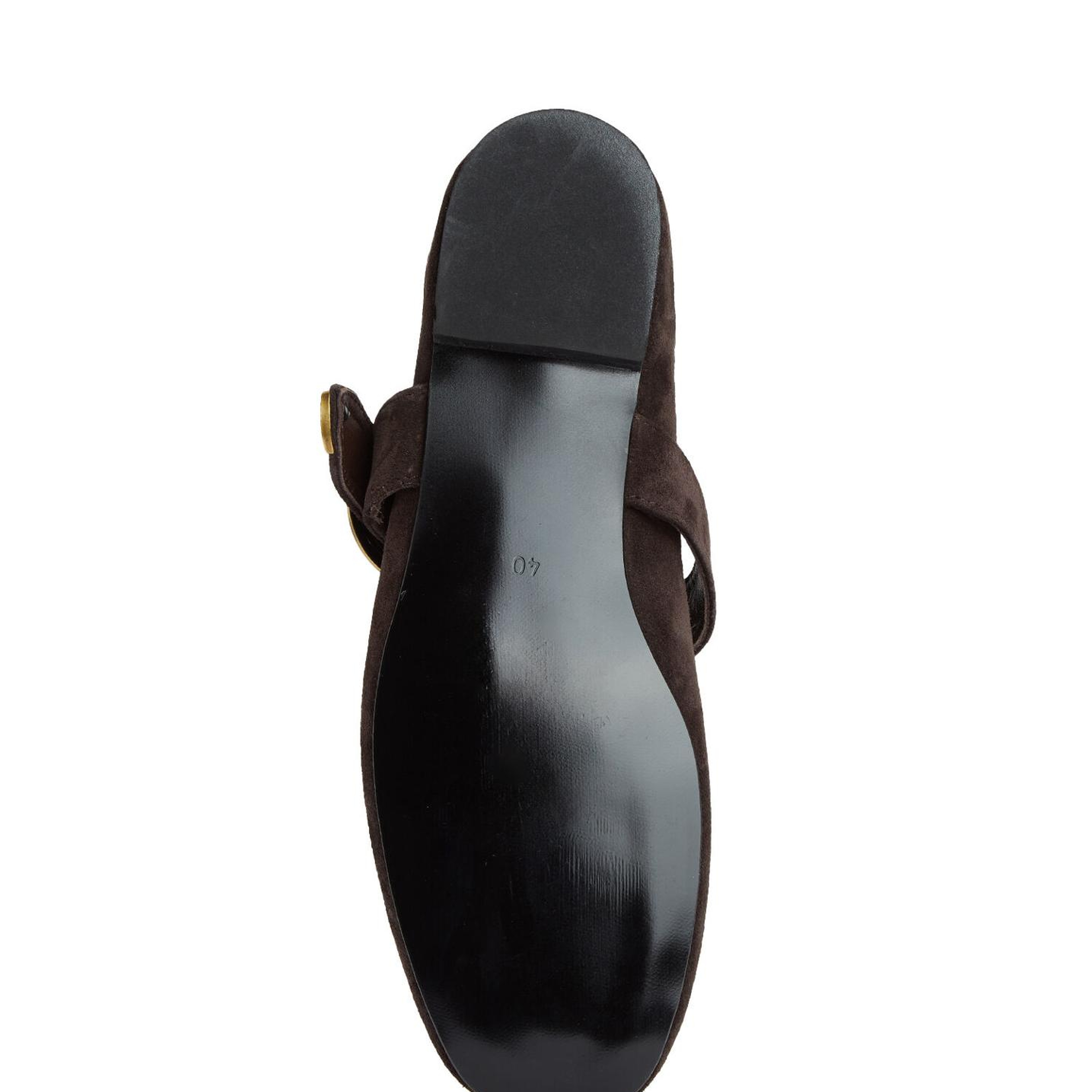 Beymen Club Kadın Kahverengi Antik Tokalı Süet Babet