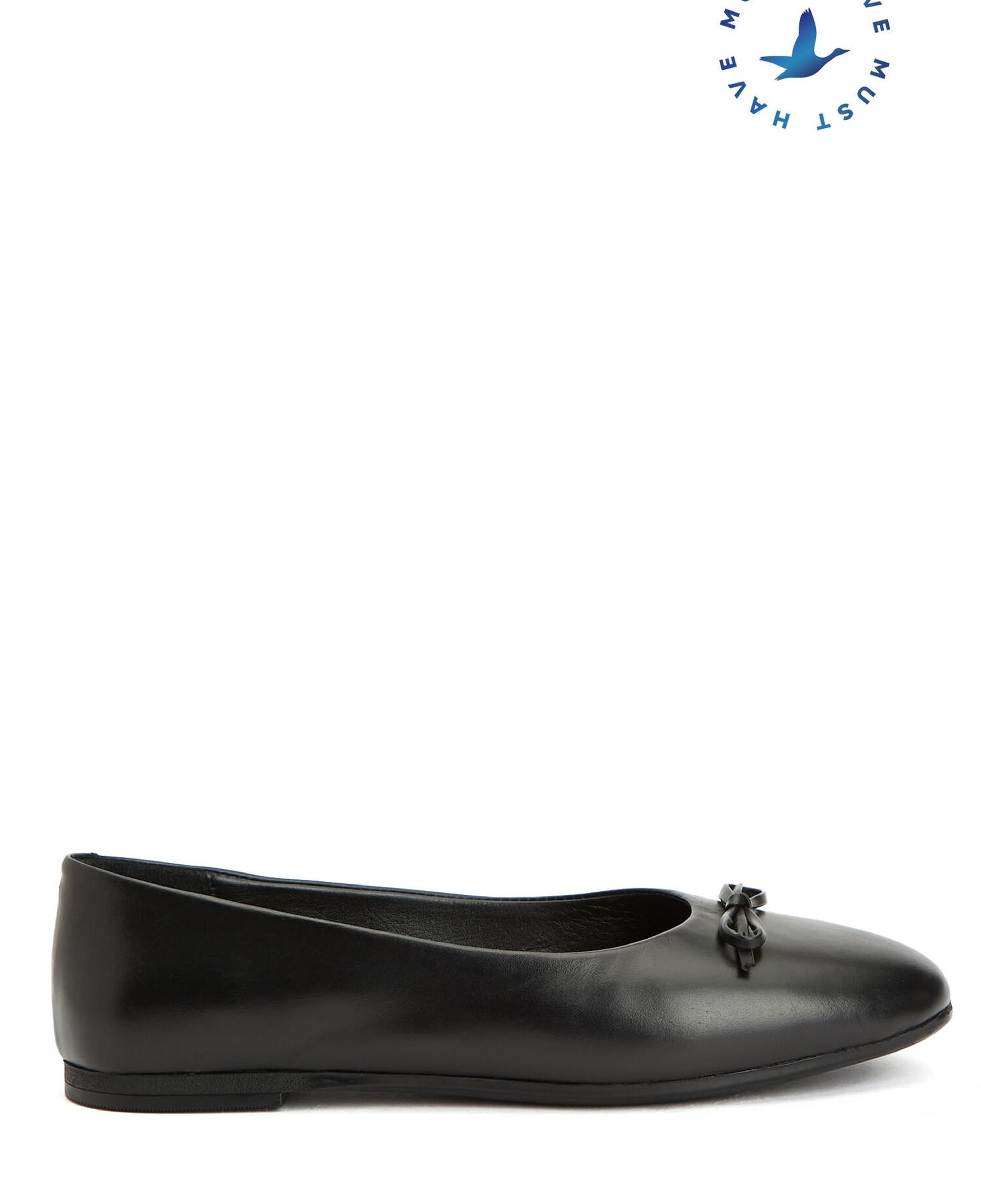 Beymen Club Kadın Siyah Deri Babet