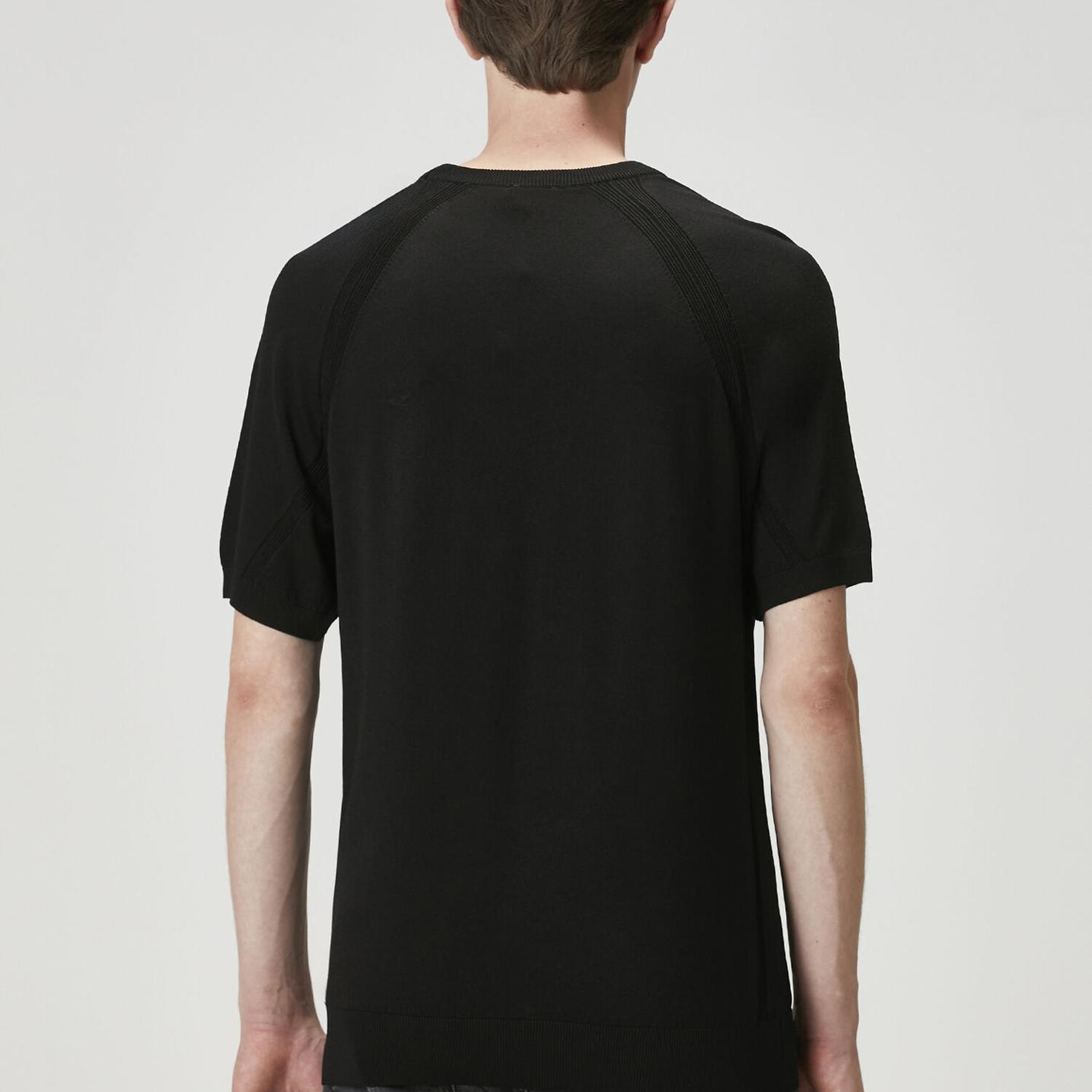 Beymen Club Erkek Siyah Kısa Kollu Kazak