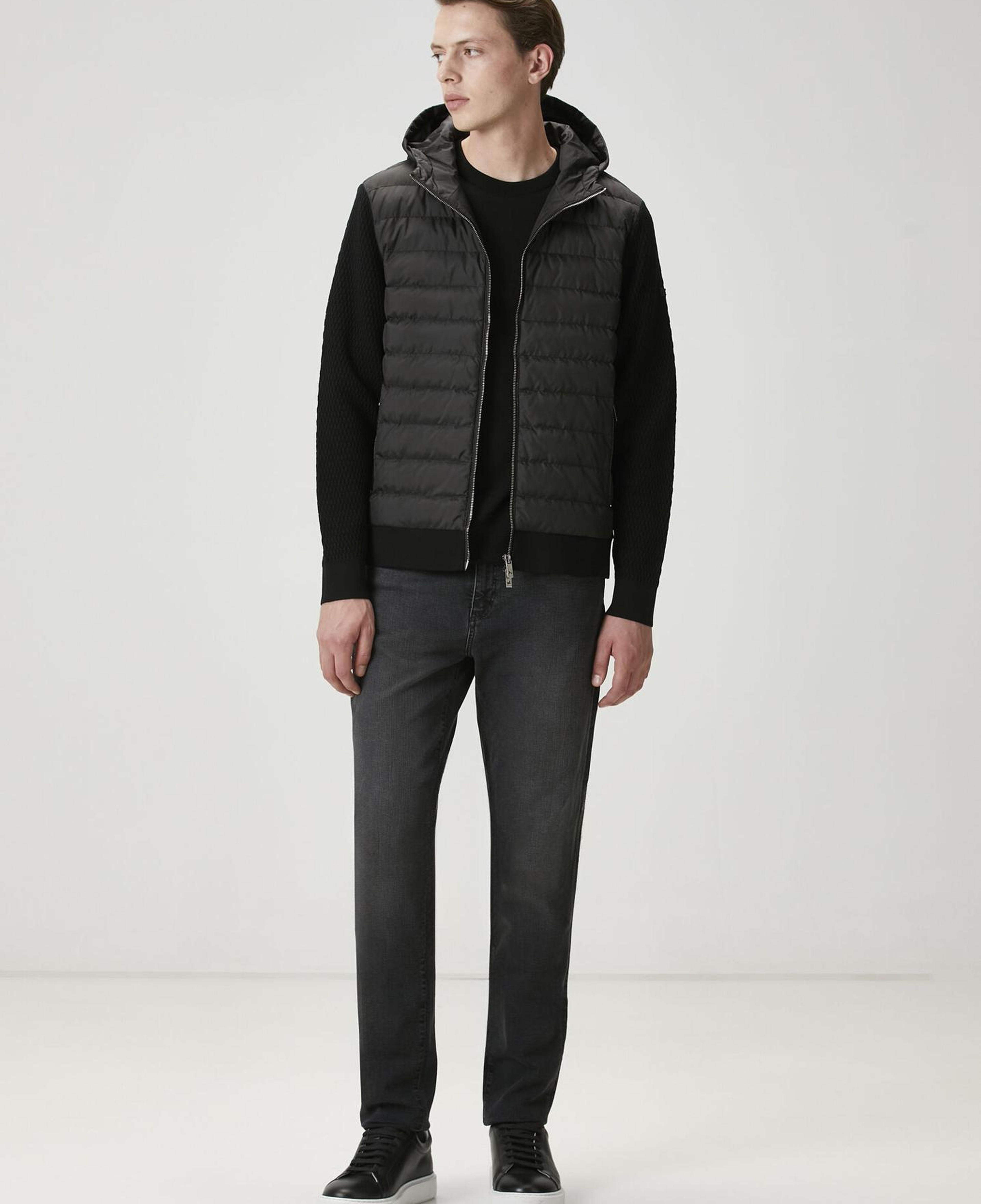 Beymen Club Erkek Siyah Kısa Kollu Kazak