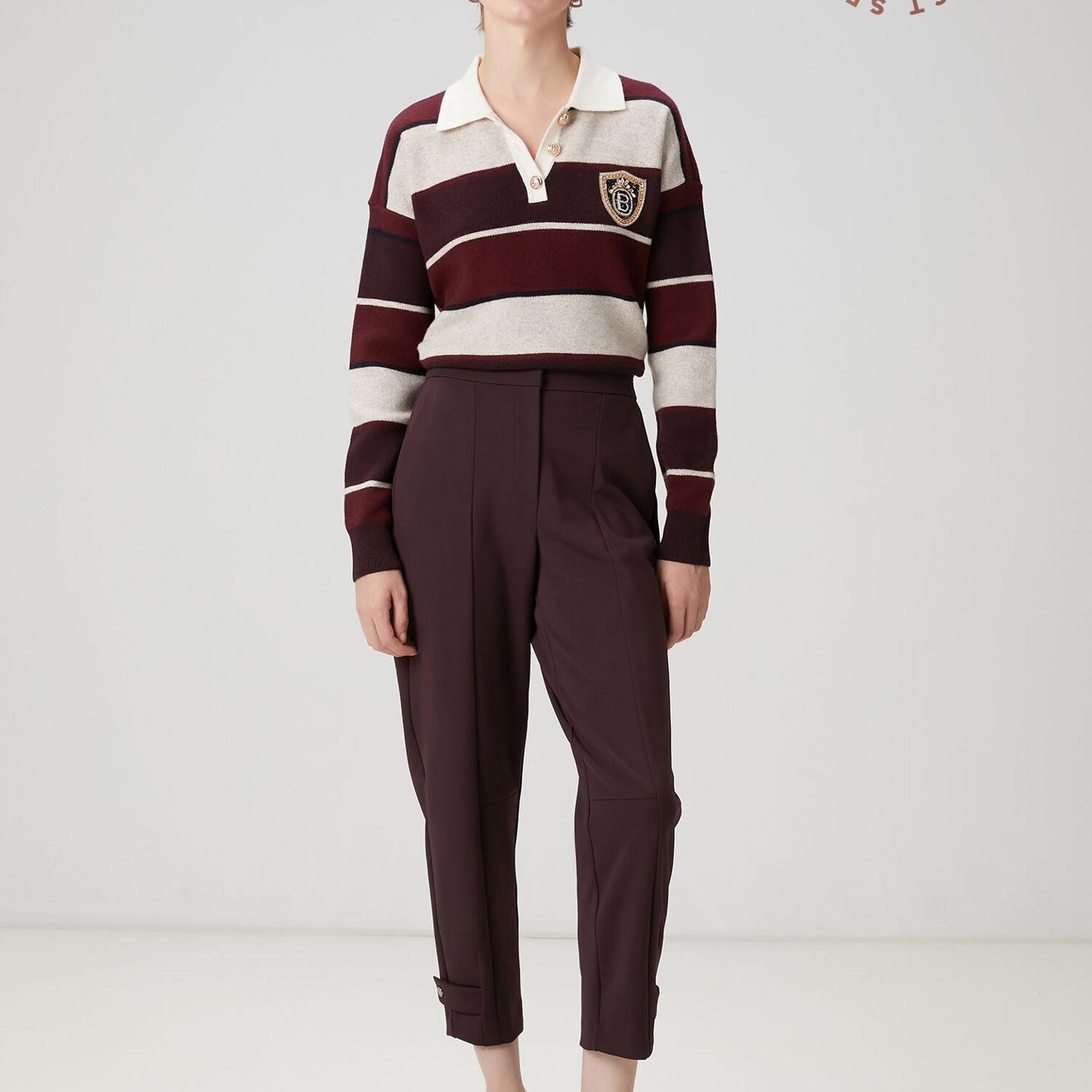 Beymen Club Kadın Bordo Scuba Jogger Pantolon