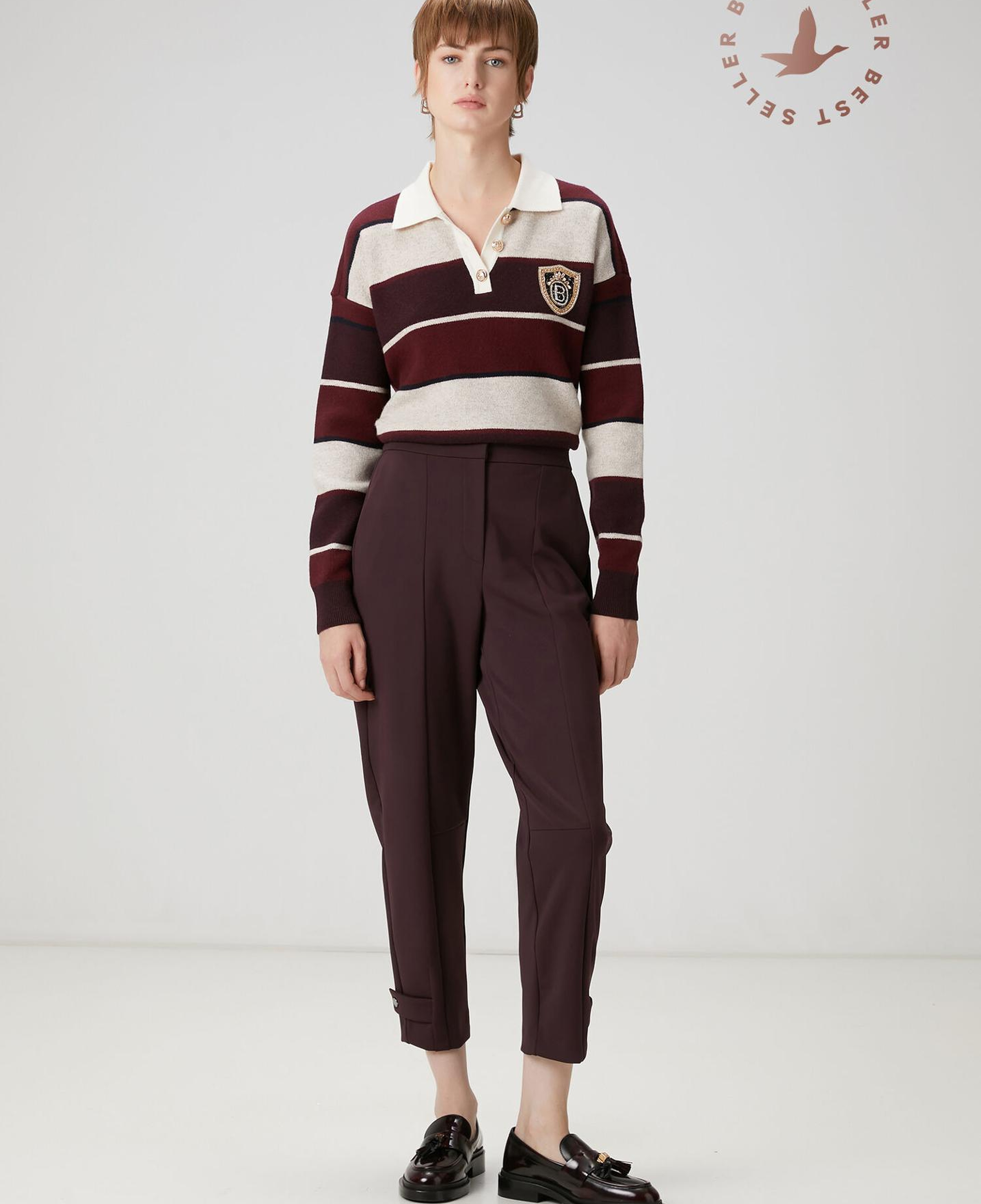 Beymen Club Kadın Bordo Scuba Jogger Pantolon