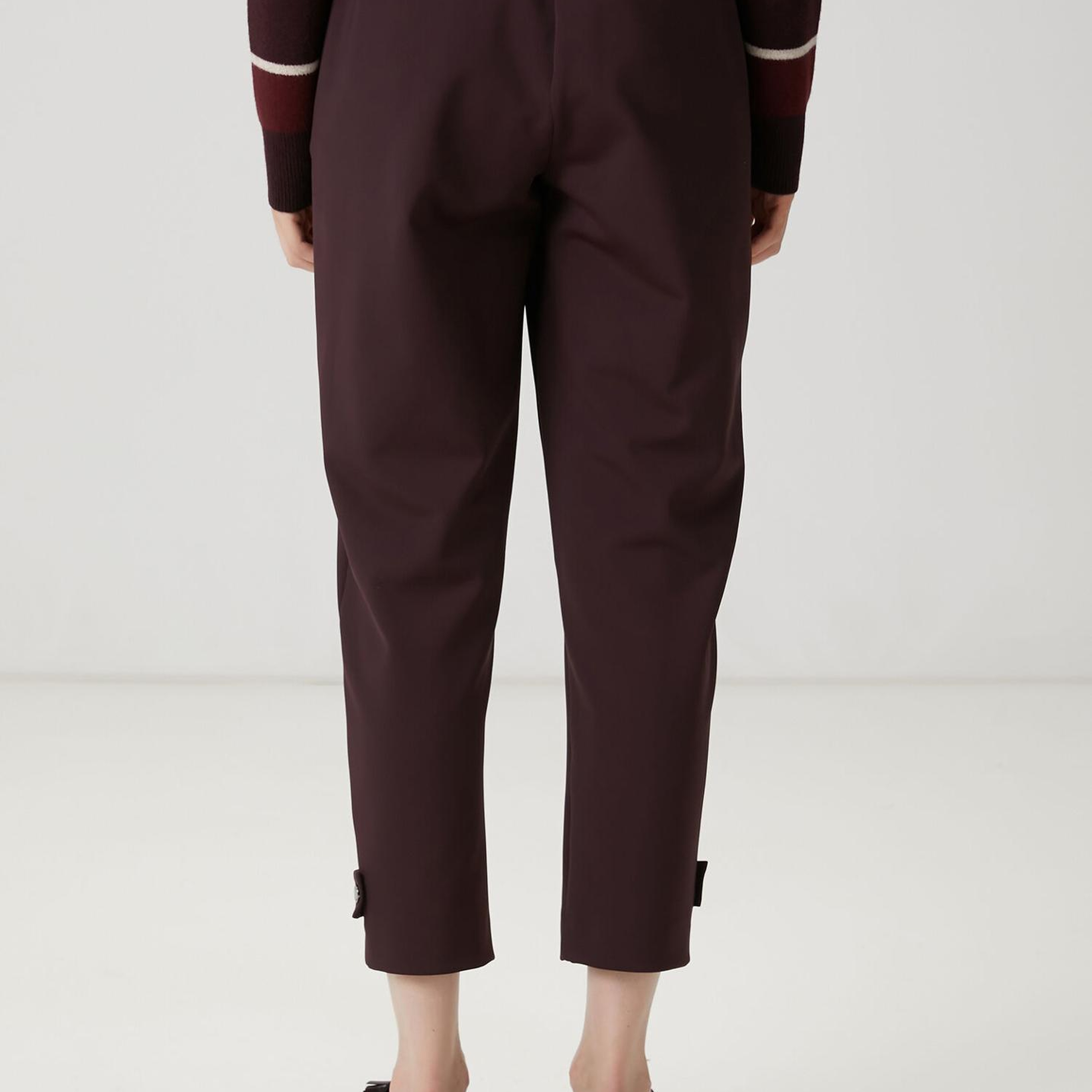 Beymen Club Kadın Bordo Scuba Jogger Pantolon