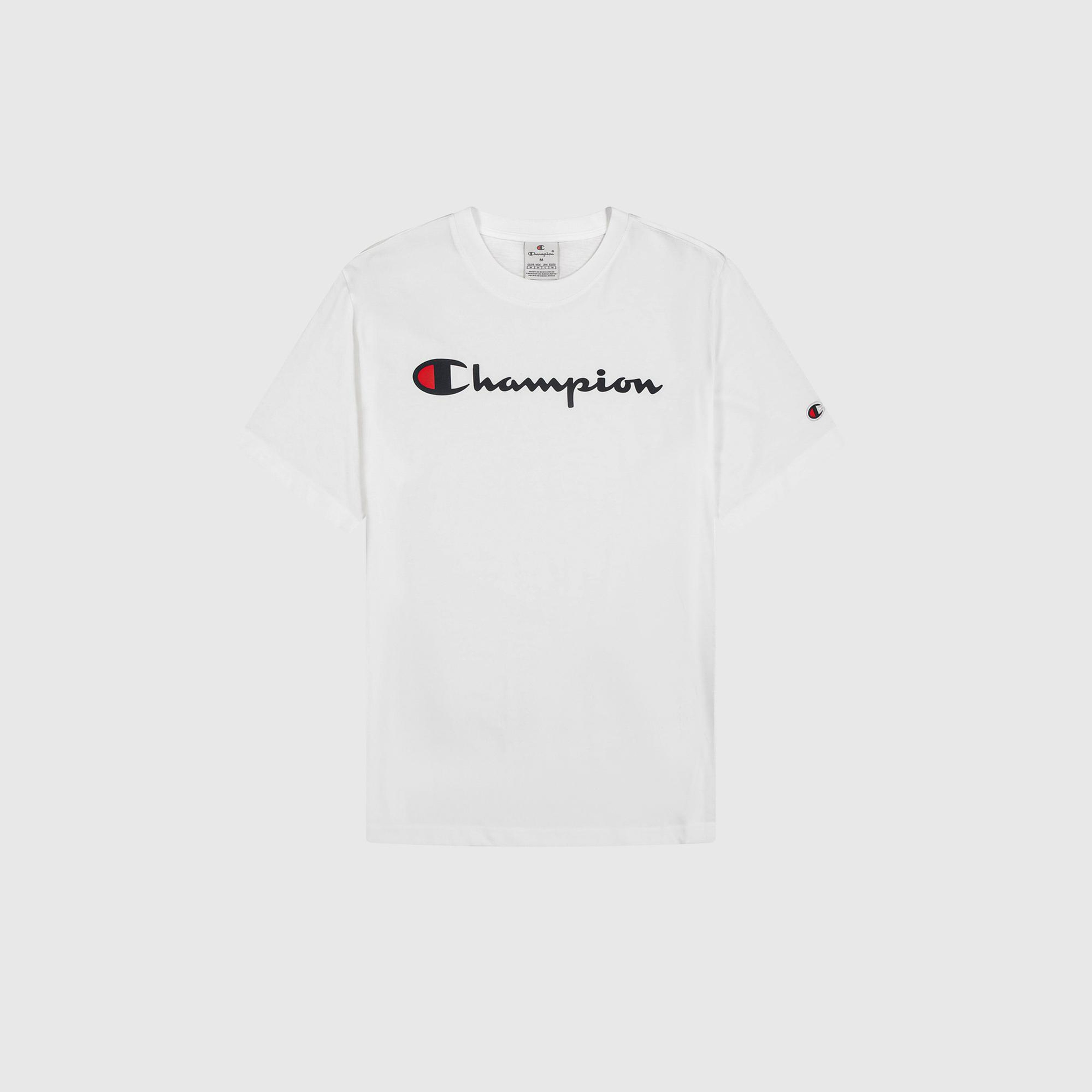 Champion Big Logo Cotton Jersey Erkek Renkli T-Shirt