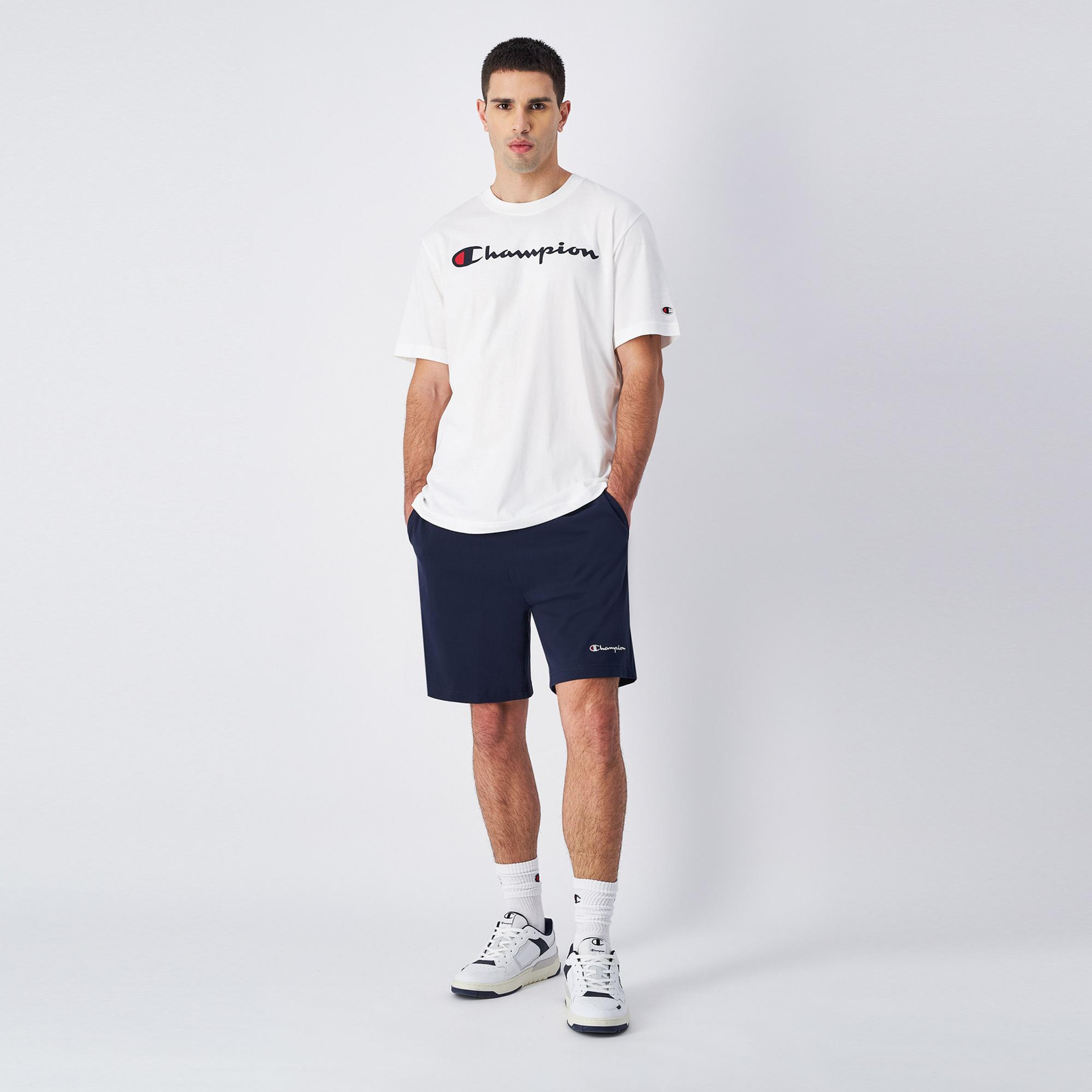 Champion Big Logo Cotton Jersey Erkek Renkli T-Shirt