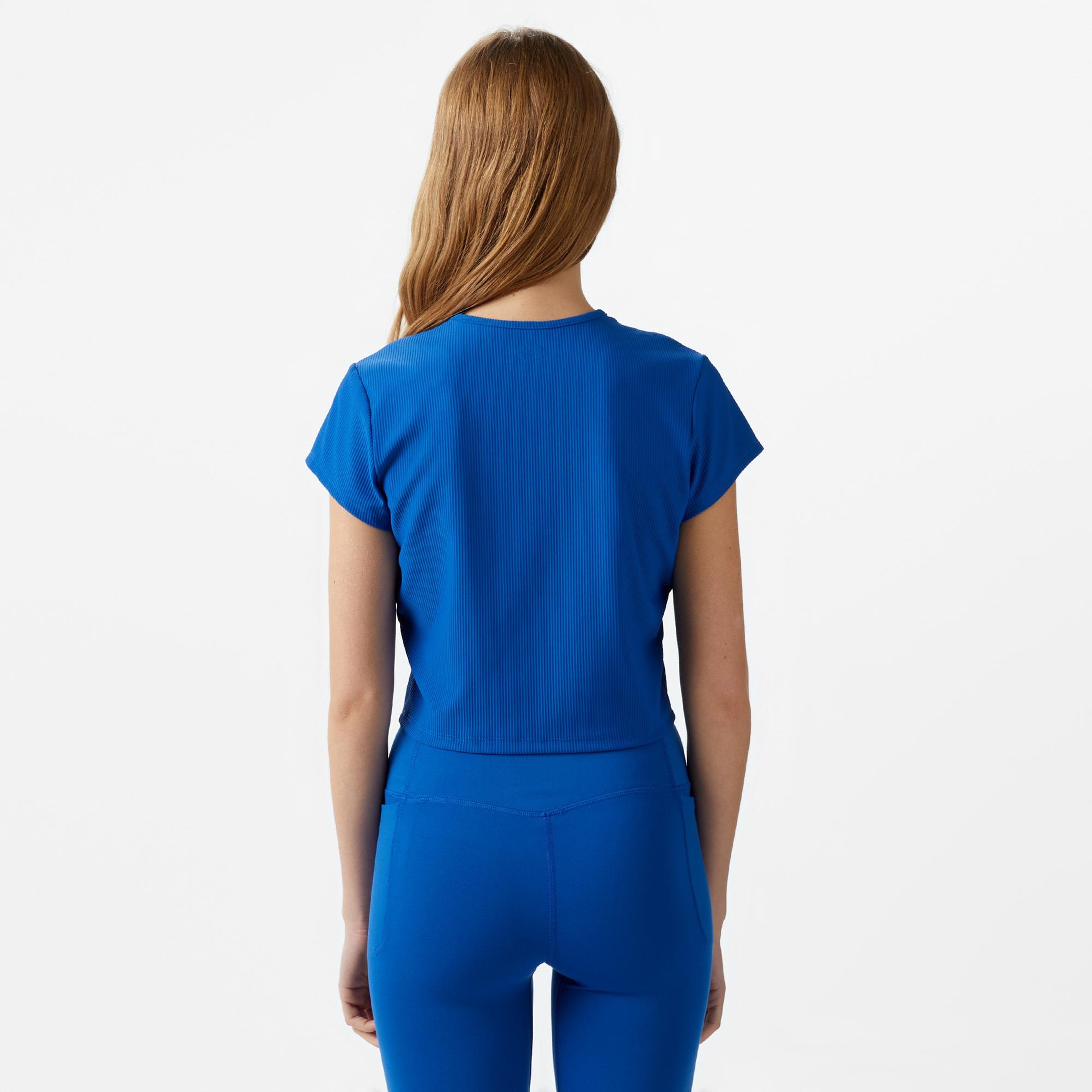 Under Armour Meridian Rib Baby Kadın Mavi T-Shirt