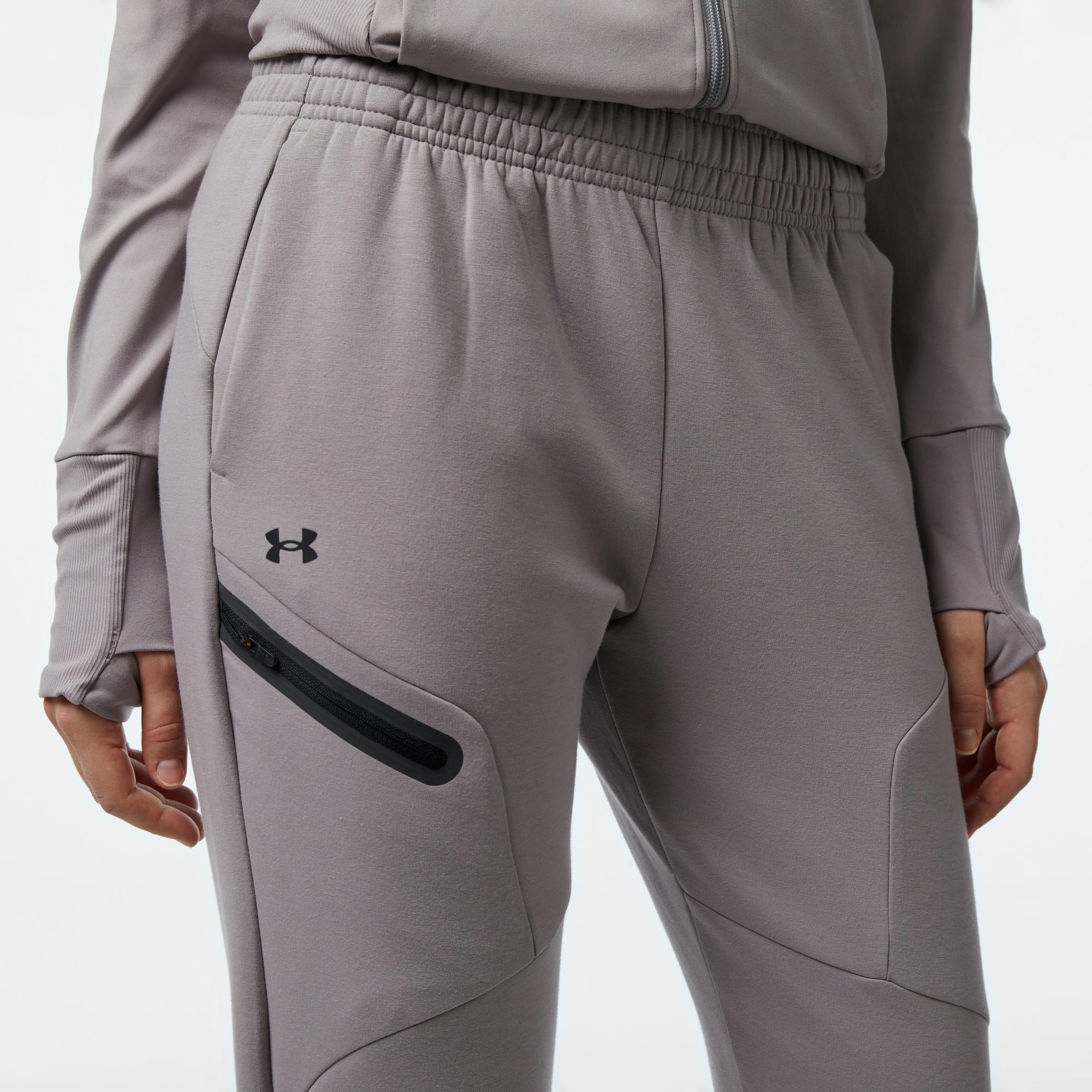 Under Armour Unstoppable Flc Jogger Kadın Gri Eşofman Altı
