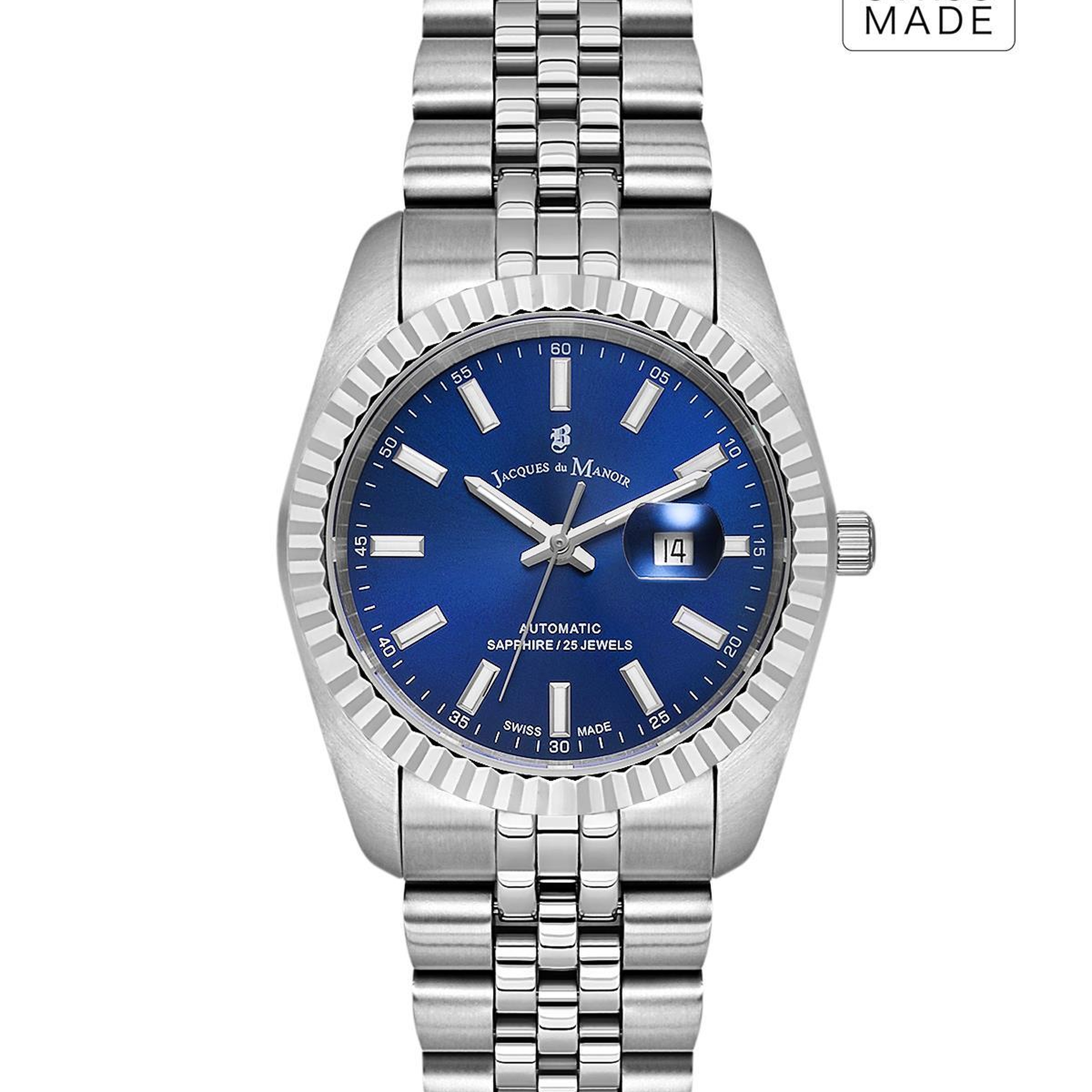 INSPIRATION JWL04105 (Sellita SW100, 25 Jewels Otomatik Mekanizmalı, Swiss Made) Kadın Kol Saati Metalik Gri