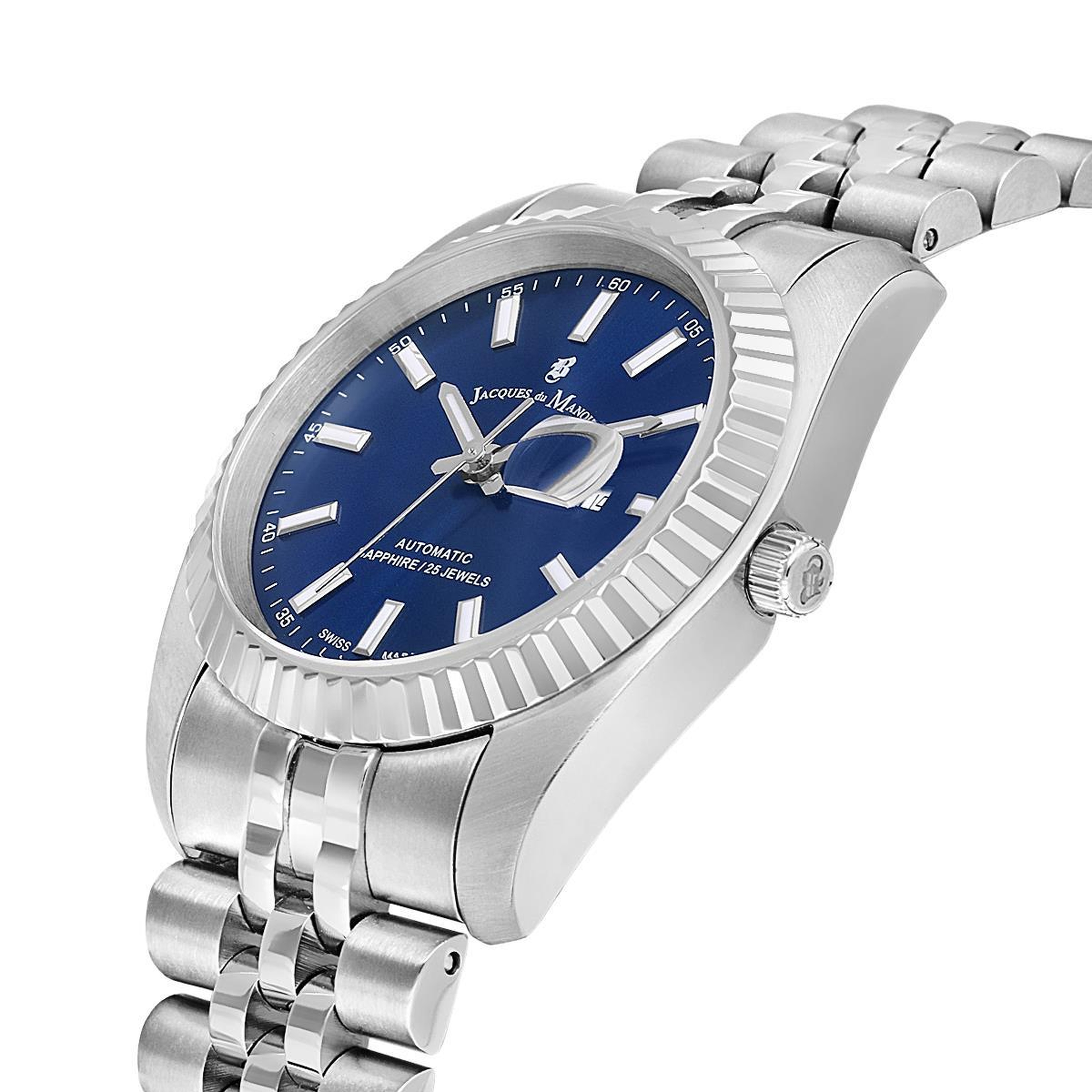 INSPIRATION JWL04105 (Sellita SW100, 25 Jewels Otomatik Mekanizmalı, Swiss Made) Kadın Kol Saati Metalik Gri