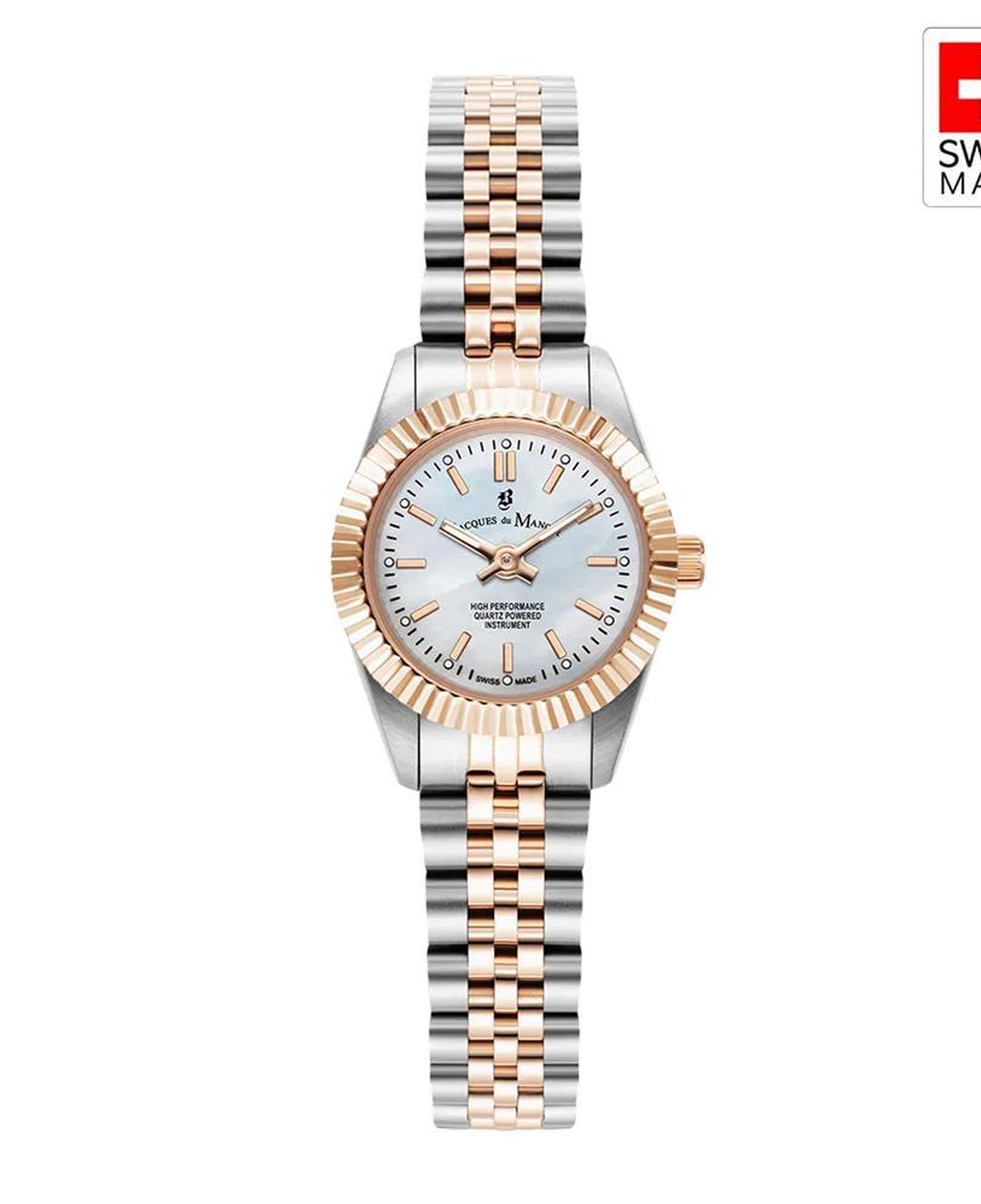 JACQUES DU MANOIR JWL05103 Kadın Kol Saati Gümüş/Rosegold