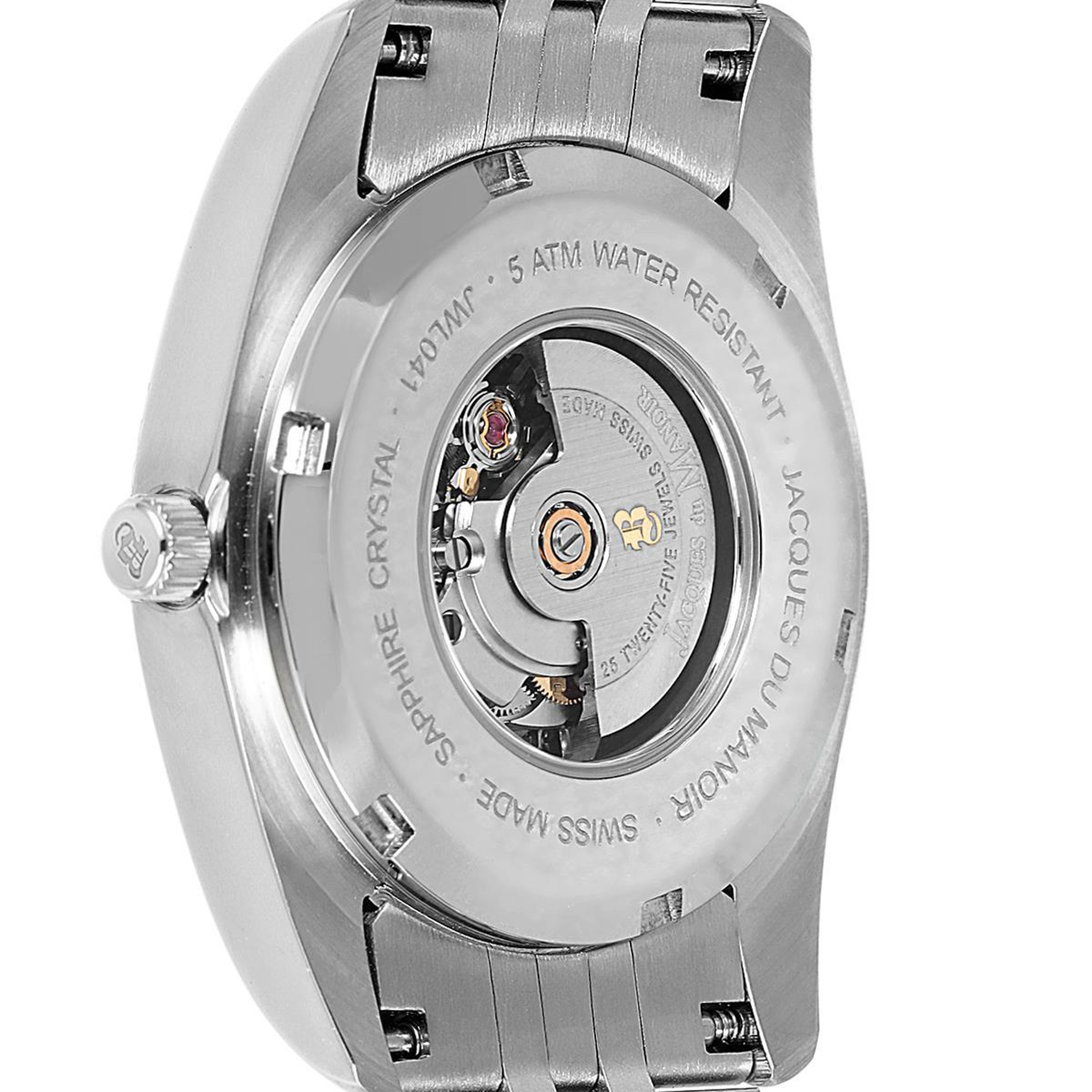 INSPIRATION JWL04112 (Sellita SW100, 25 Jewels Otomatik Mekanizmalı, Swiss Made) Kadın Kol Saati Metalik Gri