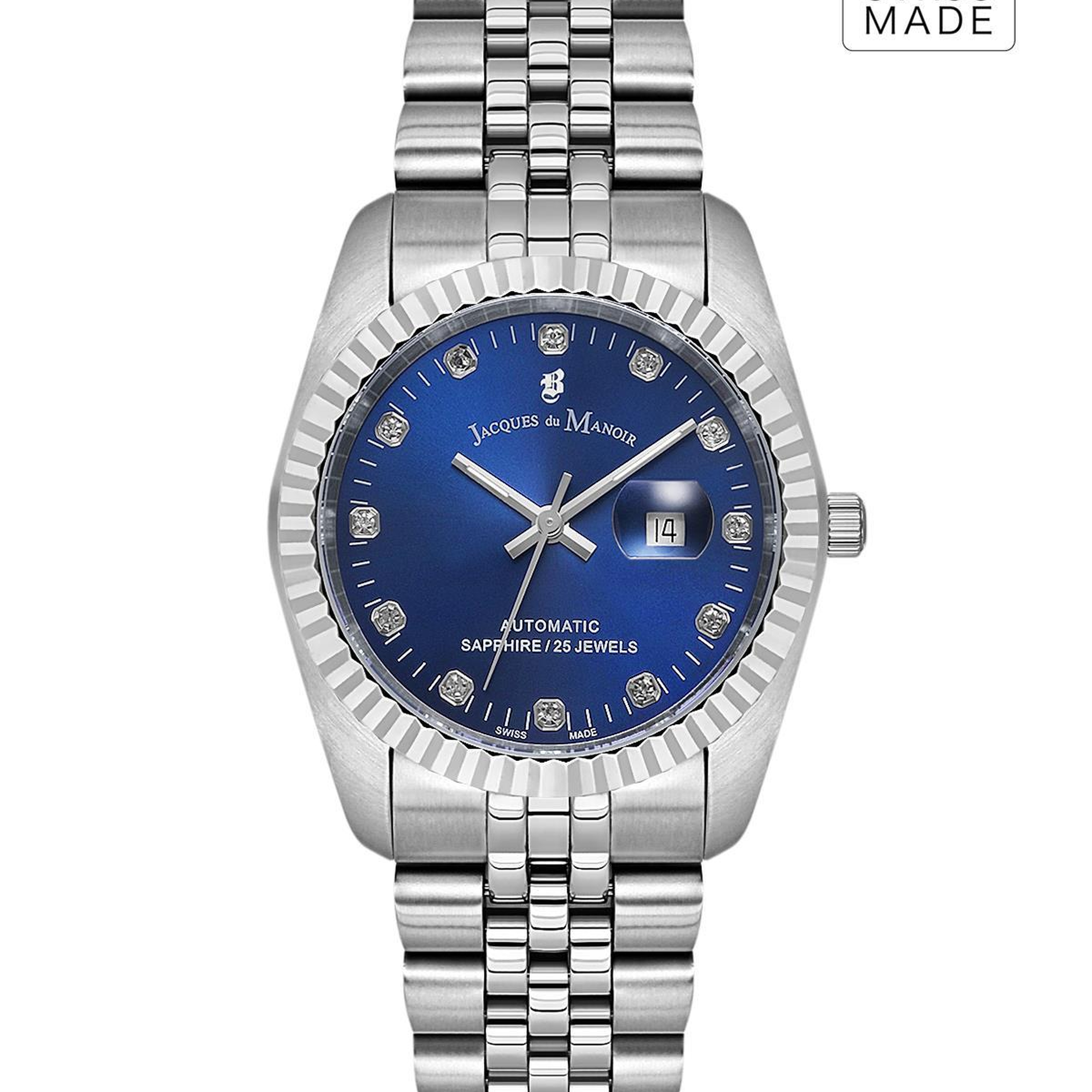 INSPIRATION JWL04113 (Sellita SW100, 25 Jewels Otomatik Mekanizmalı, Swiss Made) Kadın Kol Saati Metalik Gri