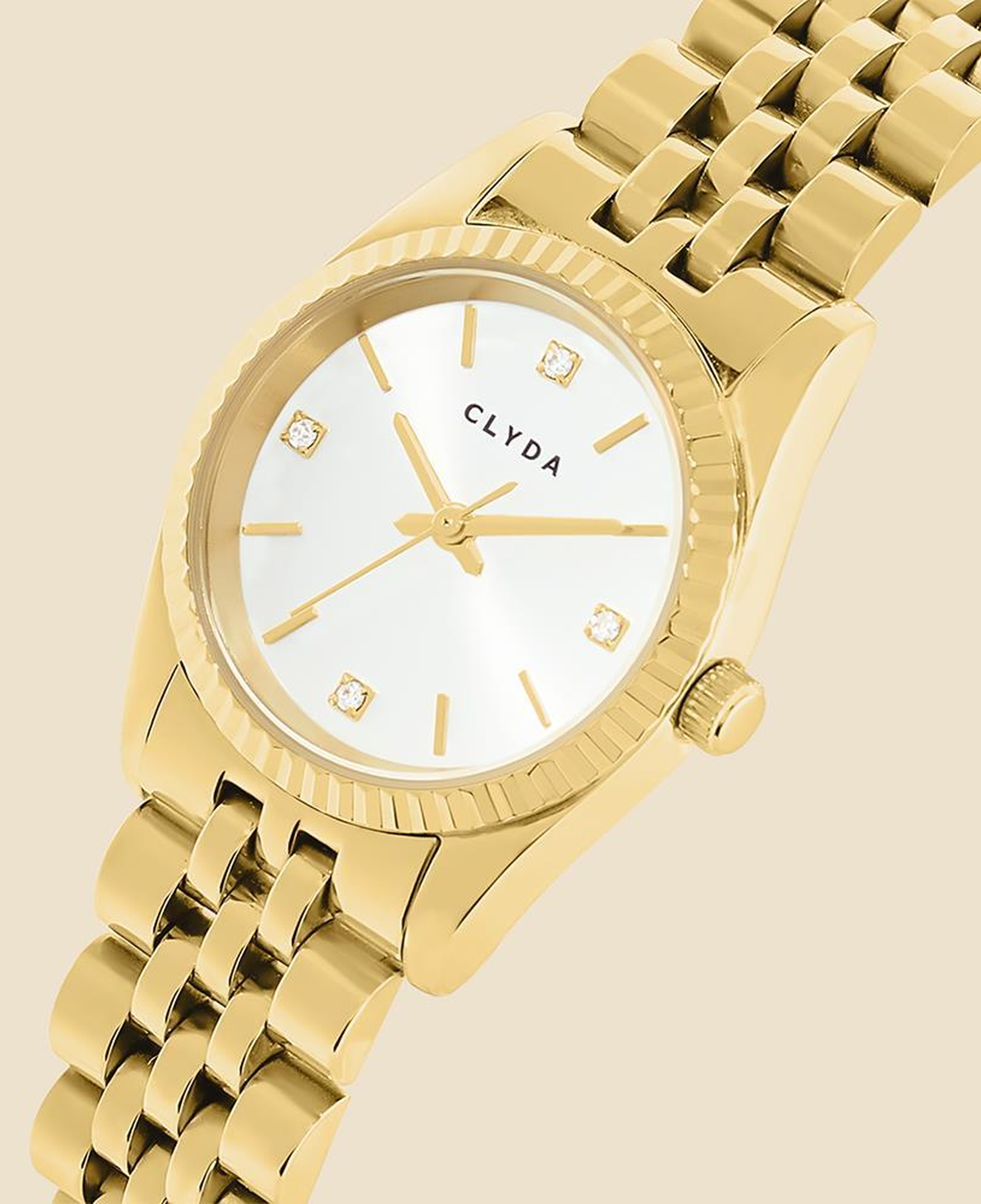 CLYDA CLA831DDD Kadın Kol Saati Altın