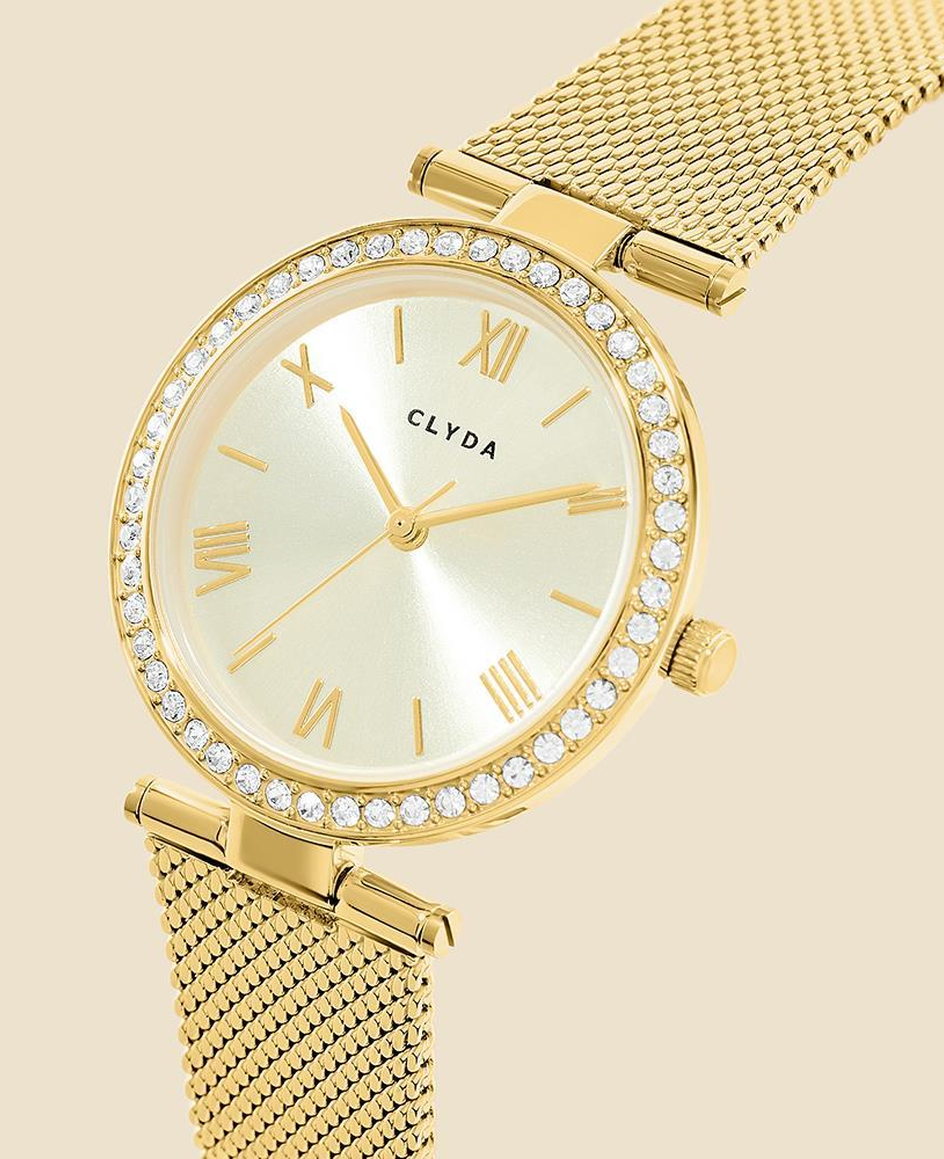 CLYDA CLA805DDD Kadın Kol Saati Altın