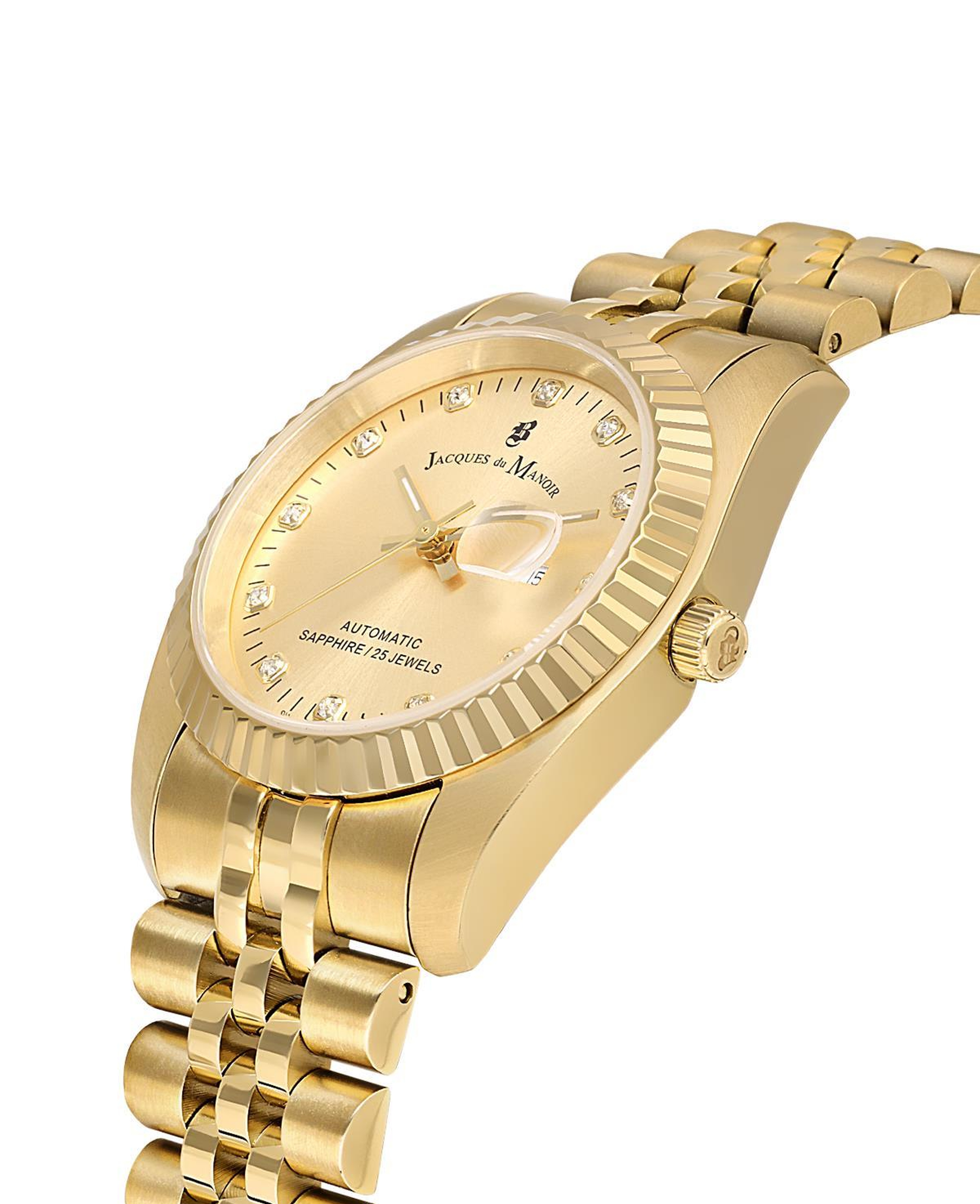 INSPIRATION JWL04109 (Sellita SW100, 25 Jewels Otomatik Mekanizmalı, Swiss Made) Kadın Kol Saati Altın Rengi