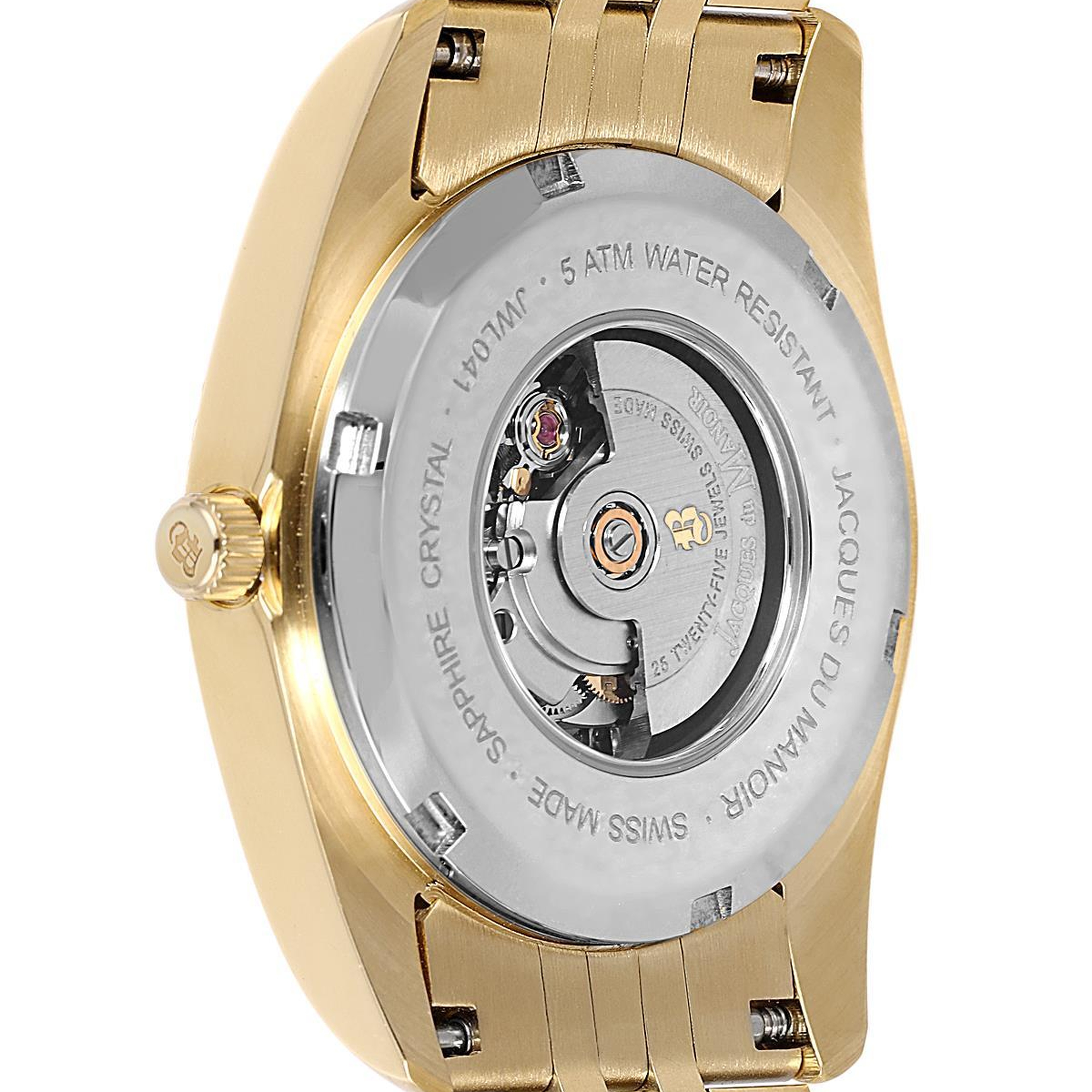 INSPIRATION JWL04109 (Sellita SW100, 25 Jewels Otomatik Mekanizmalı, Swiss Made) Kadın Kol Saati Altın Rengi