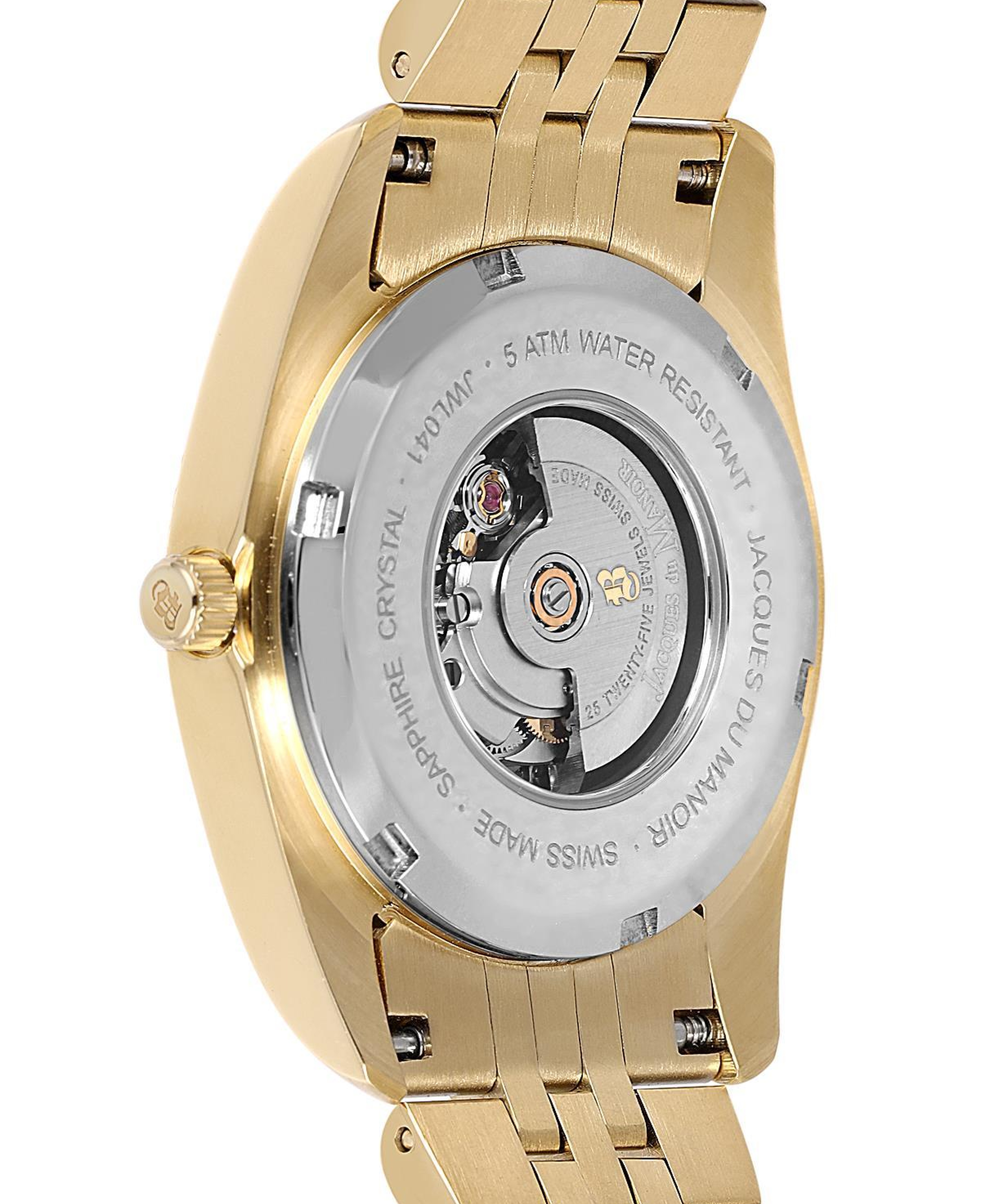 INSPIRATION JWL04109 (Sellita SW100, 25 Jewels Otomatik Mekanizmalı, Swiss Made) Kadın Kol Saati Altın Rengi