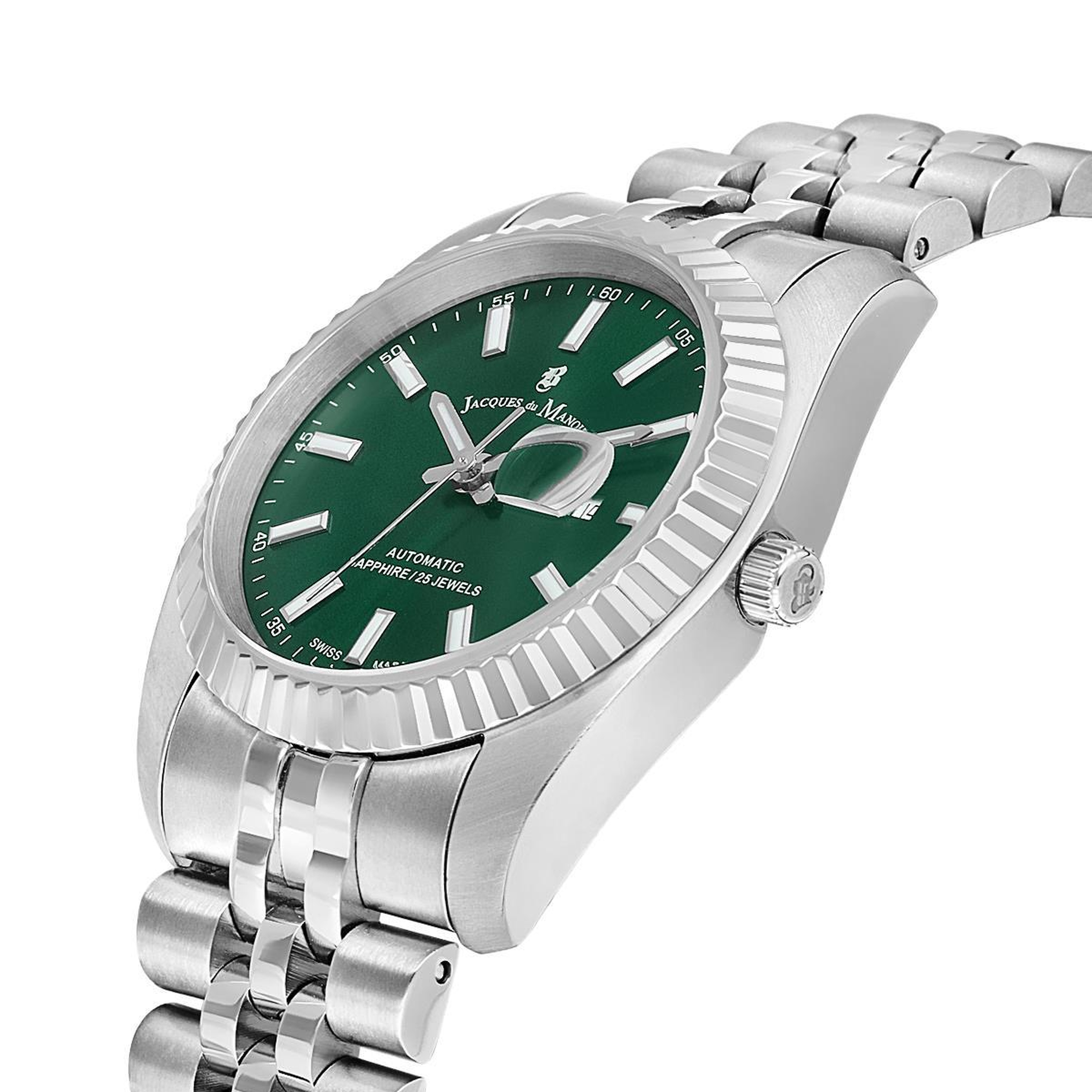 INSPIRATION JWL04107 (Sellita SW100, 25 Jewels Otomatik Mekanizmalı, Swiss Made) Kadın Kol Saati Metalik Gri