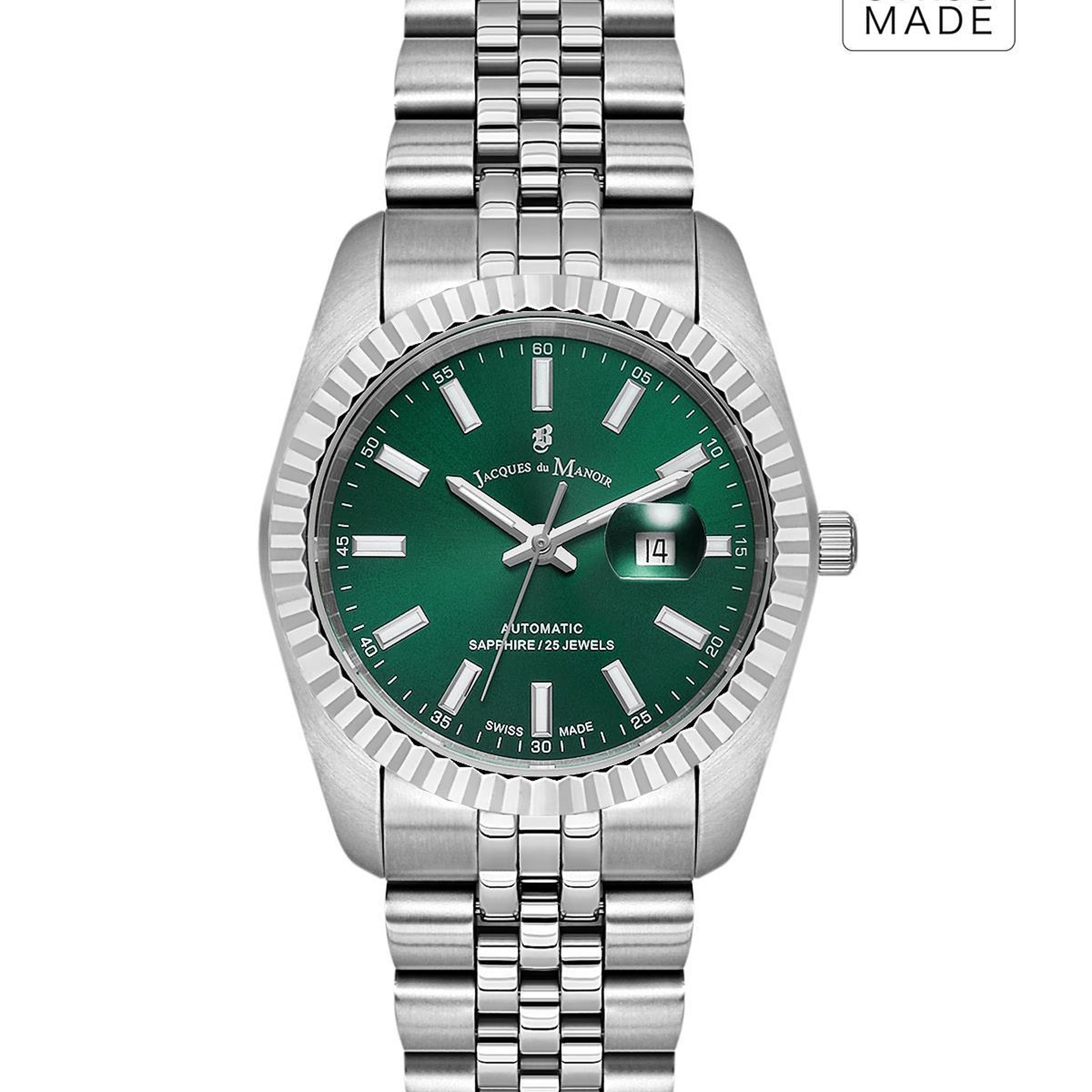 INSPIRATION JWL04107 (Sellita SW100, 25 Jewels Otomatik Mekanizmalı, Swiss Made) Kadın Kol Saati Metalik Gri