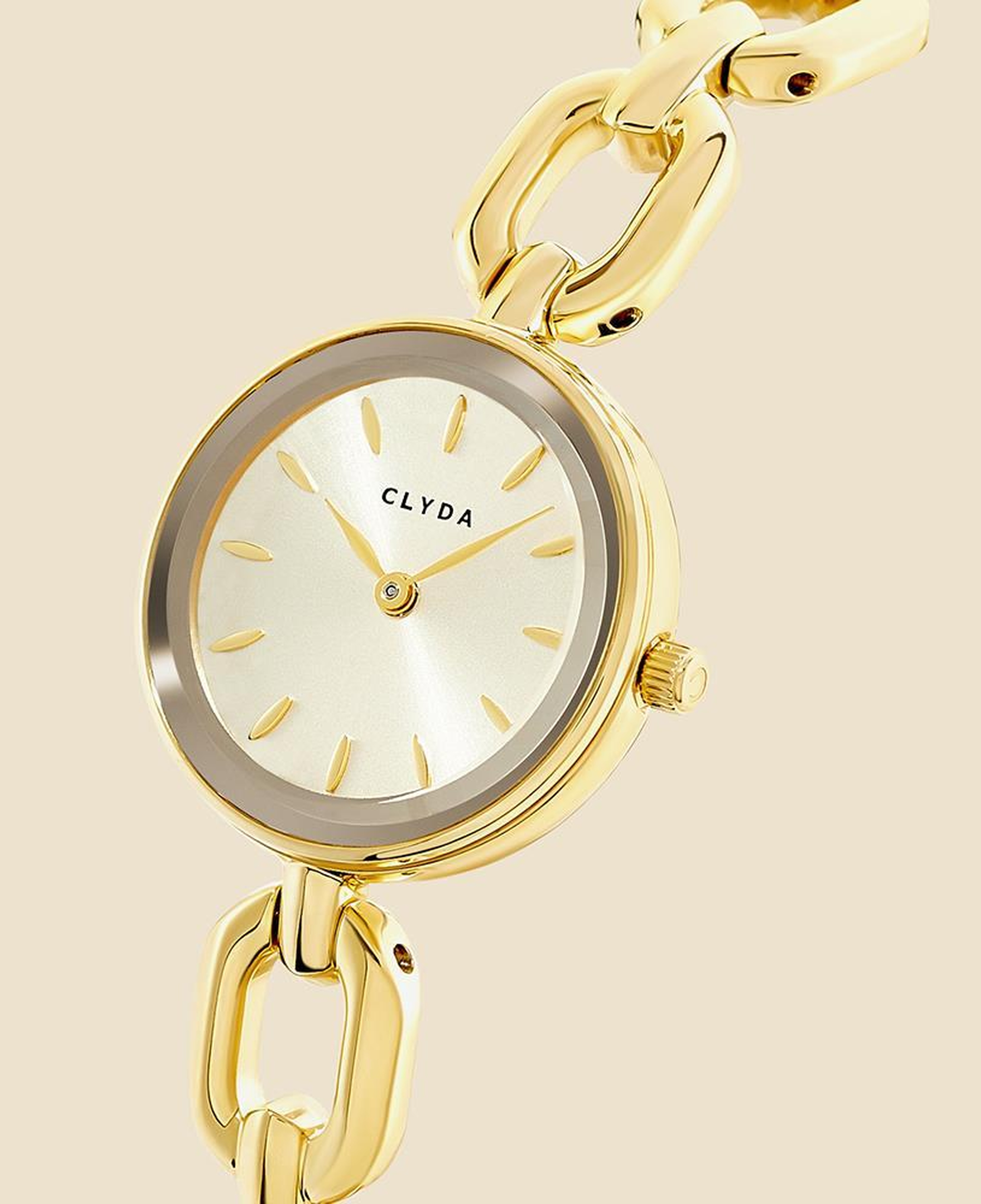 CLYDA CLA834DDD Kadın Kol Saati Altın