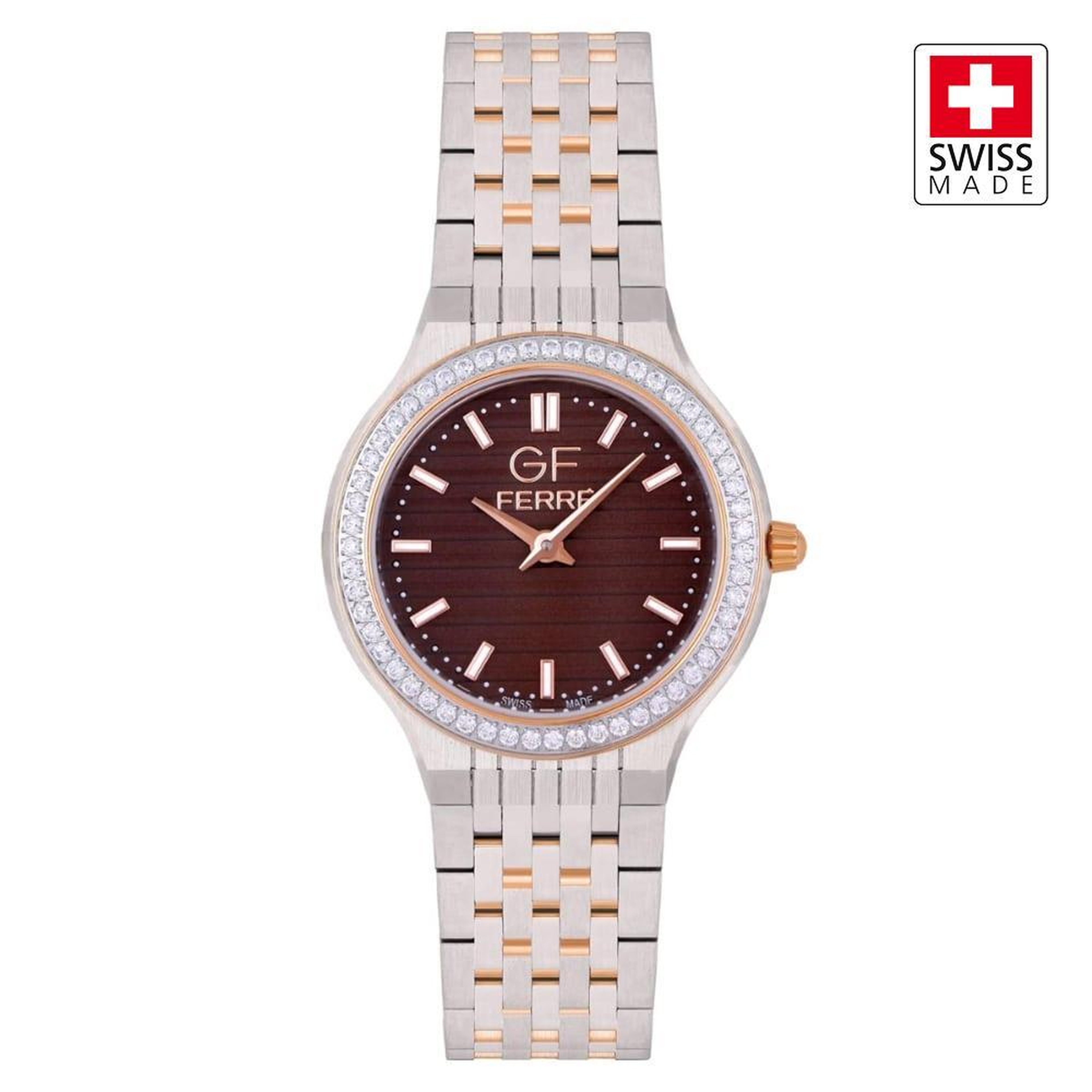 GF FERRE GFTRBR170087L Kadın Kol Saati Rose / Gümüş