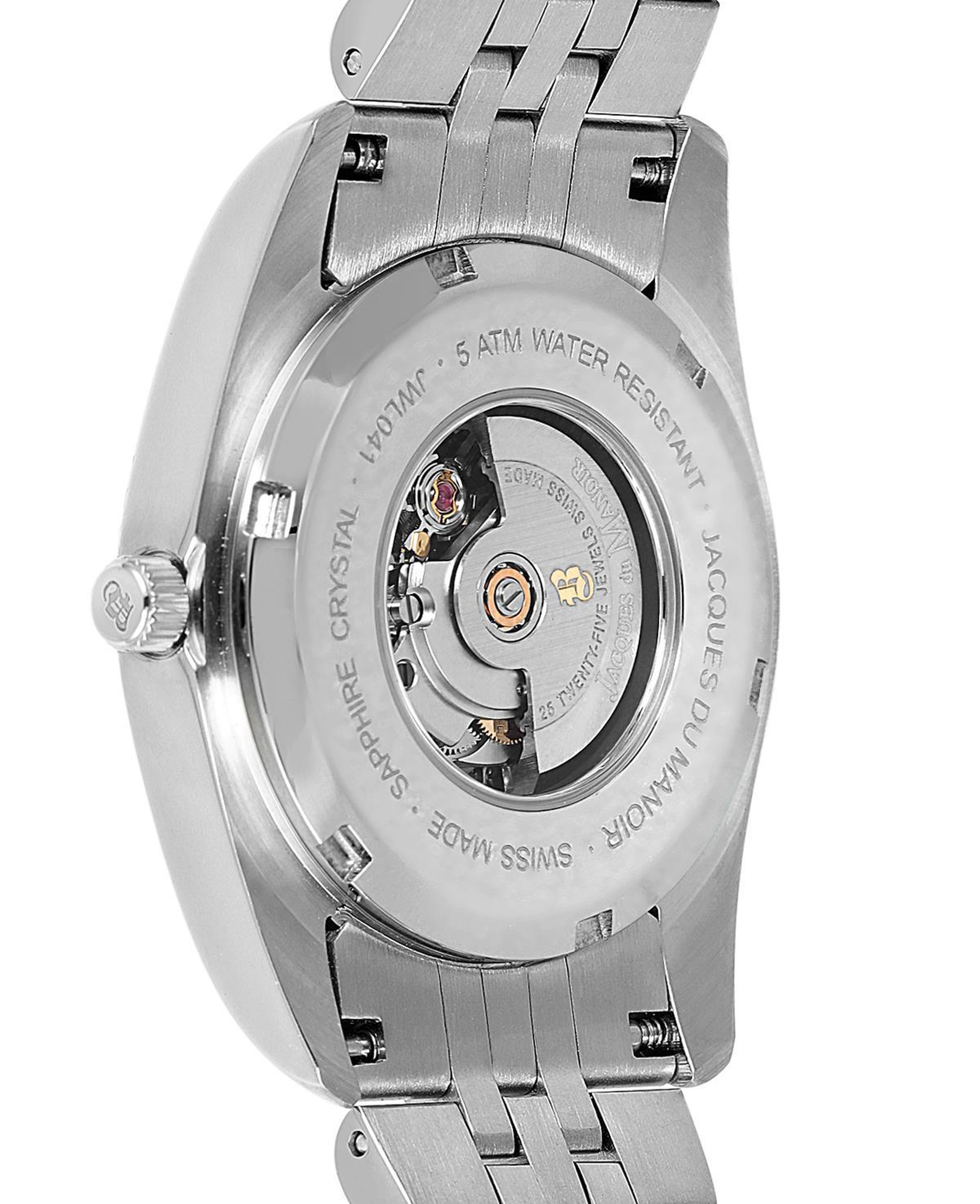 INSPIRATION JWL04104 (Sellita SW100, 25 Jewels Otomatik Mekanizmalı, Swiss Made) Kadın Kol Saati Metalik Gri