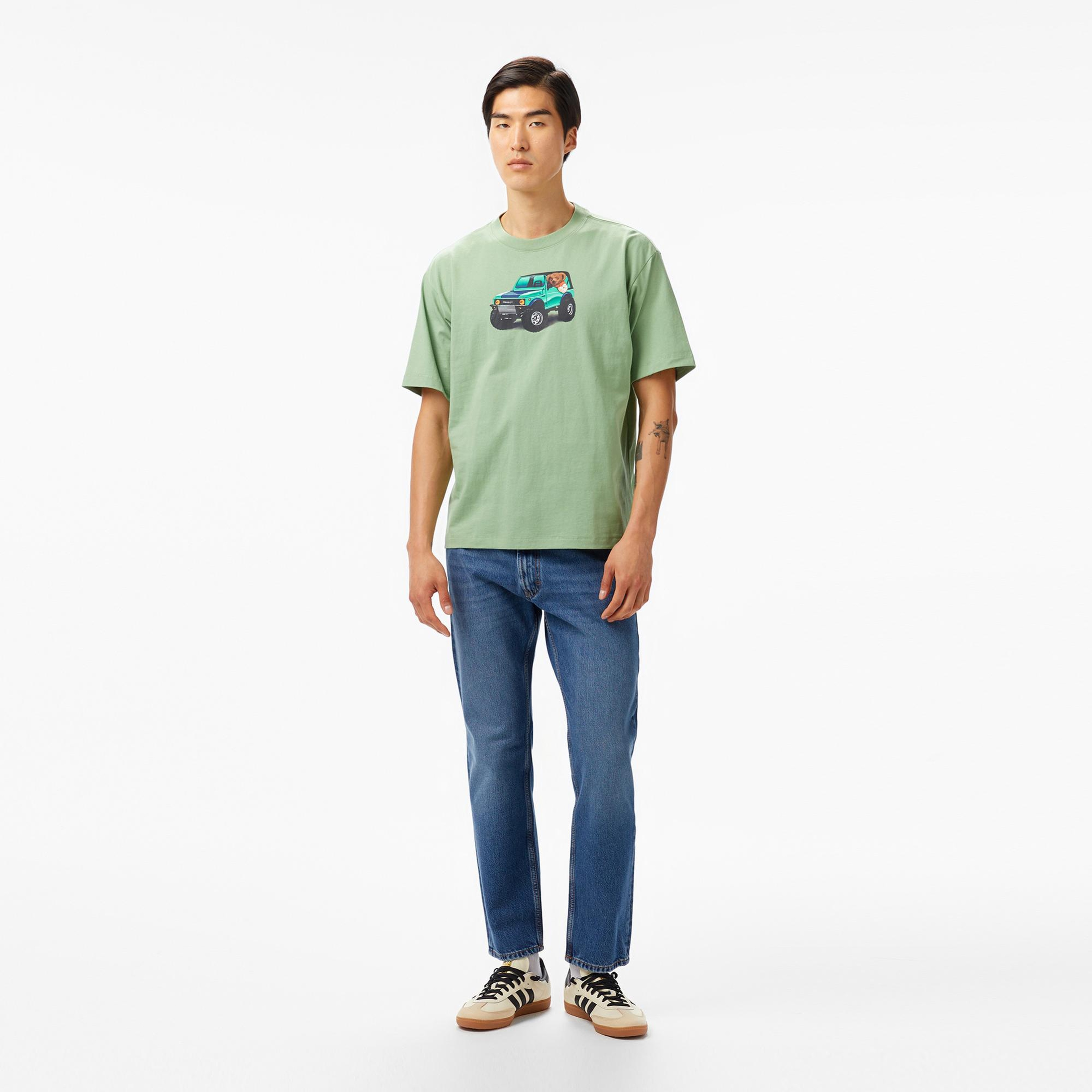 The Market '4x4 Bear' Erkek Yeşil T-Shirt