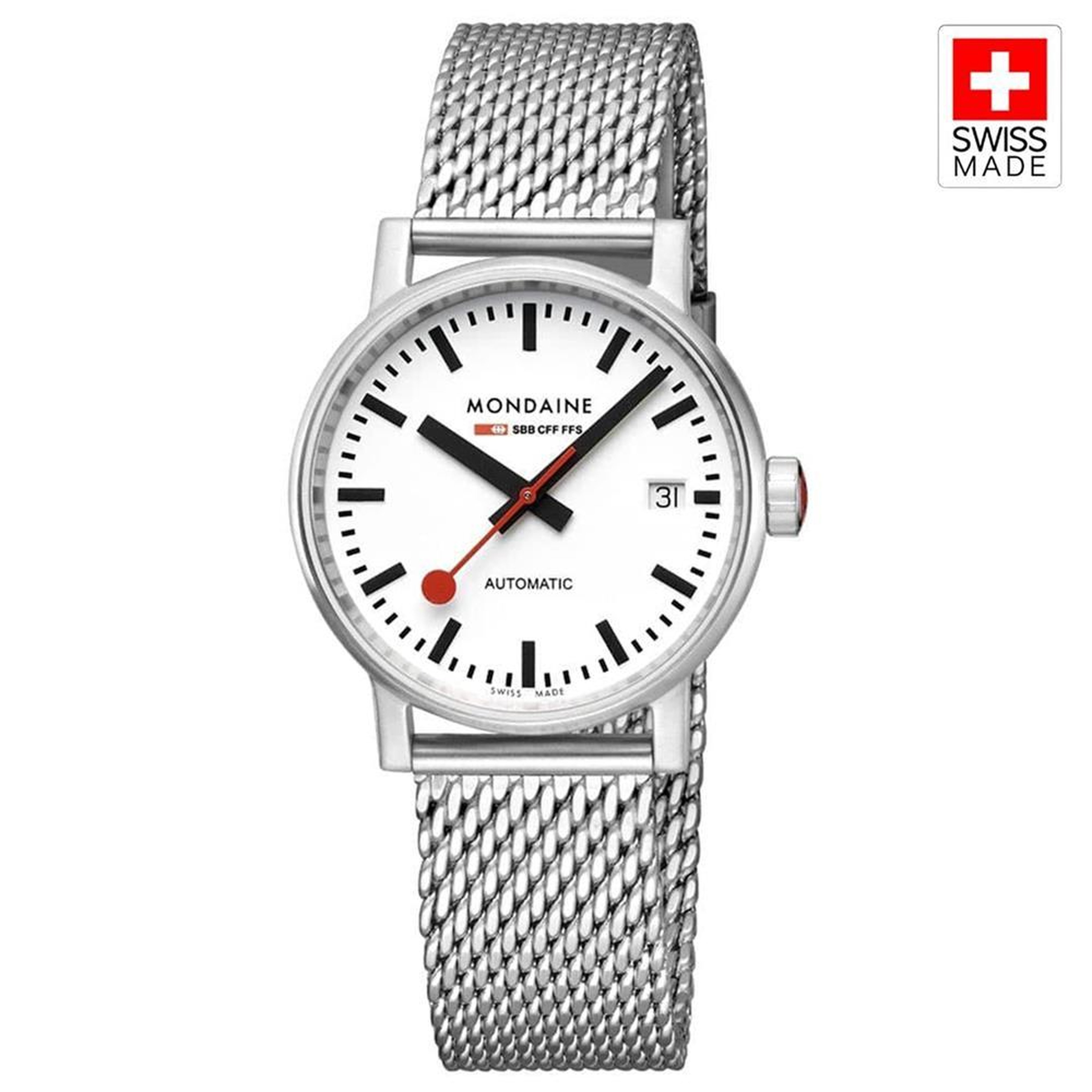MONDAINE EVO2 MSE.35610.SM Otomatik Kol Saati Metalik Gri